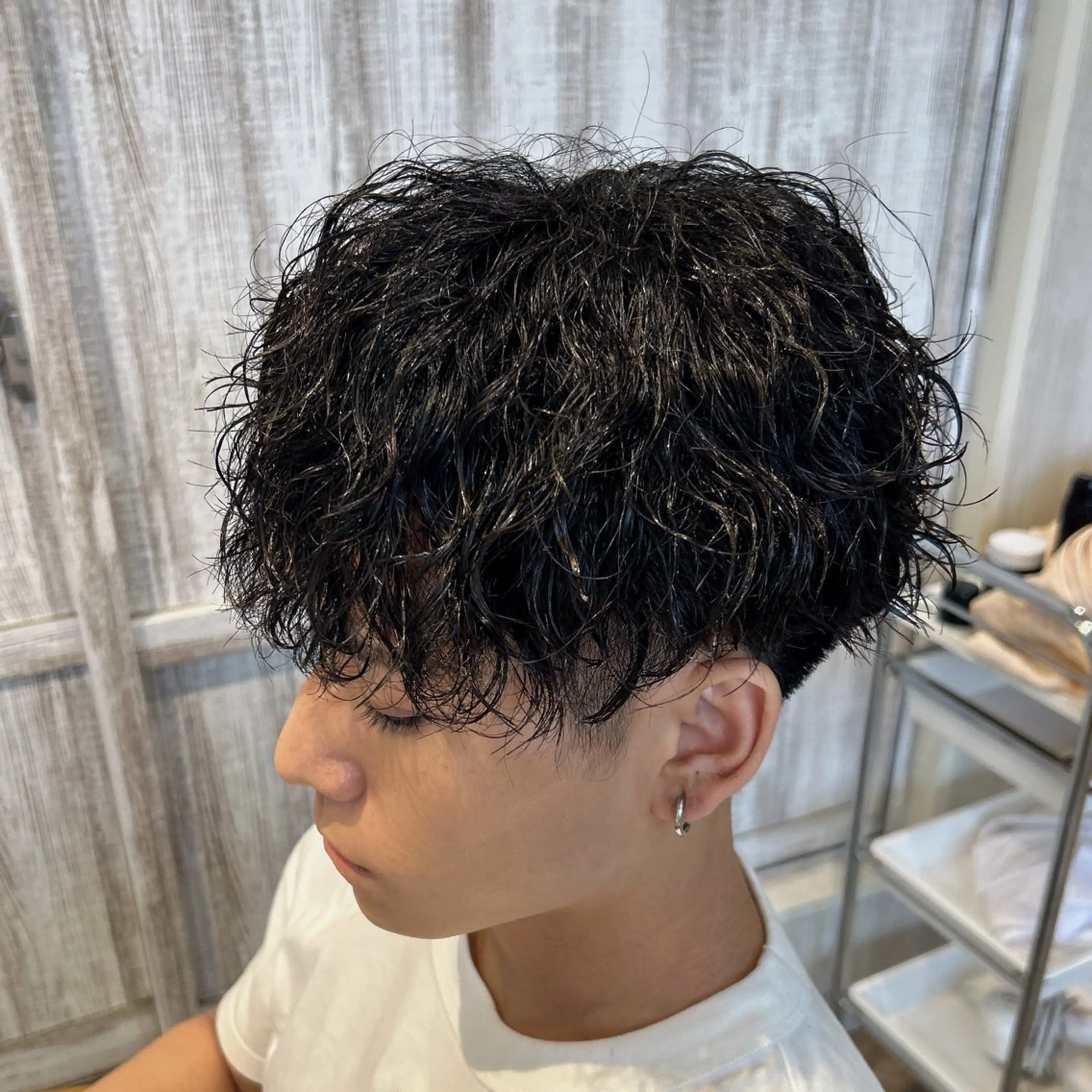 🔥メンズおすすめ🔥【メンズカット➕ツイストスパイラルパーマ🌀】当日予約OK🙆‍♂️の写真