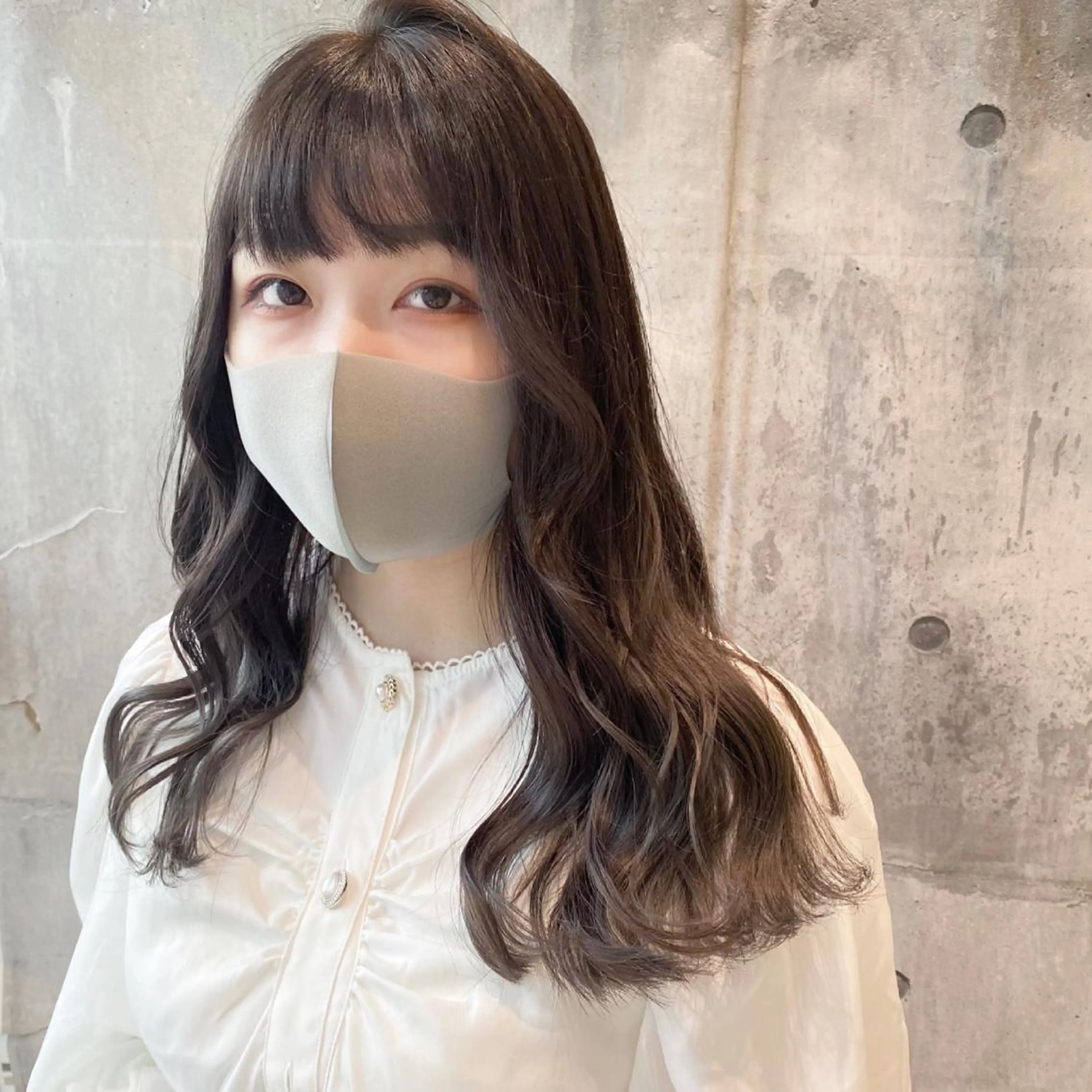 ロング カラー HOLON池袋所属・ウルフカット ハッシュカット/七海のヘアスタイル