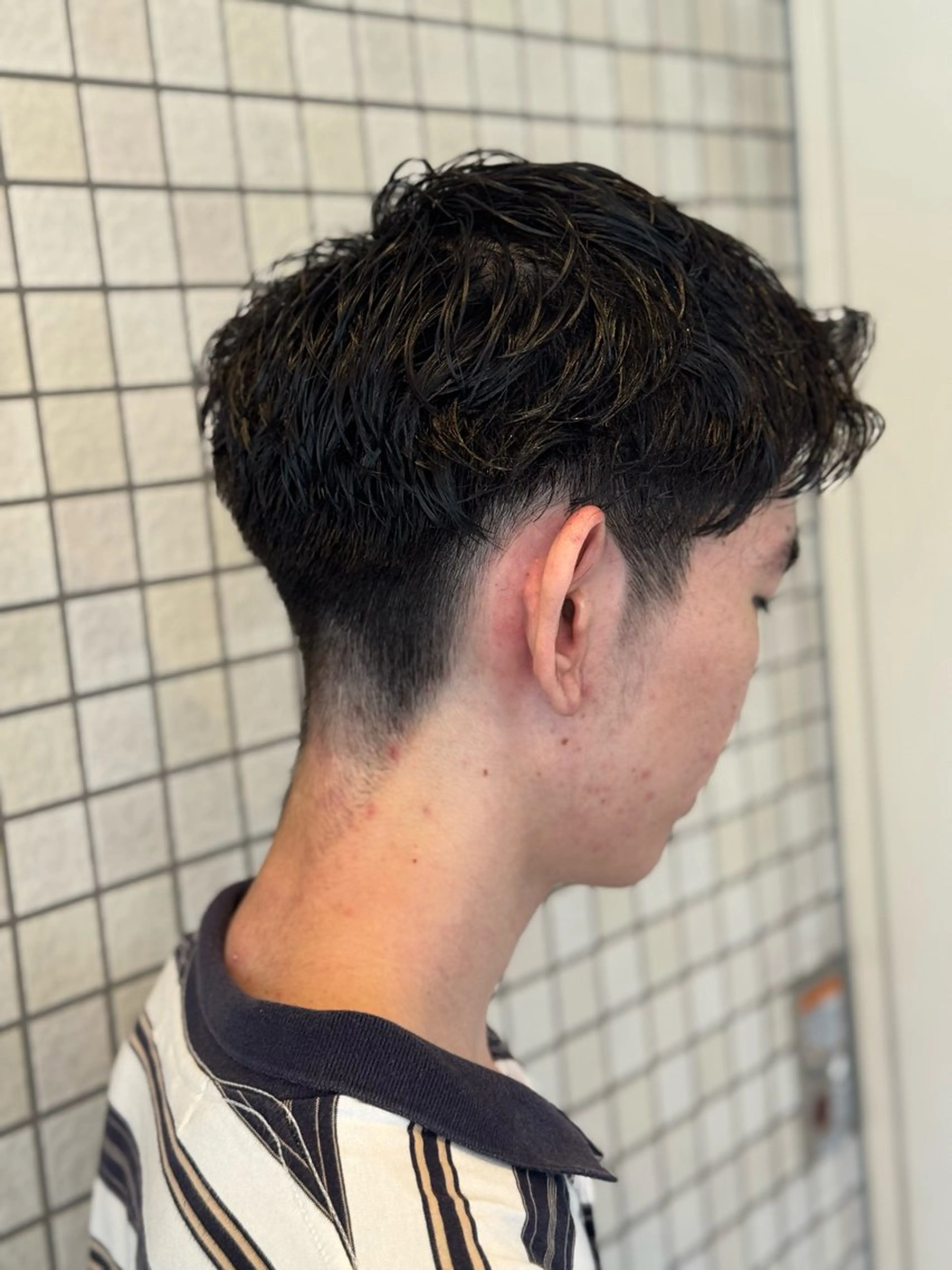 メンズ カット パーマ leo/ロング／ レイヤーカット⛈️のヘアスタイル