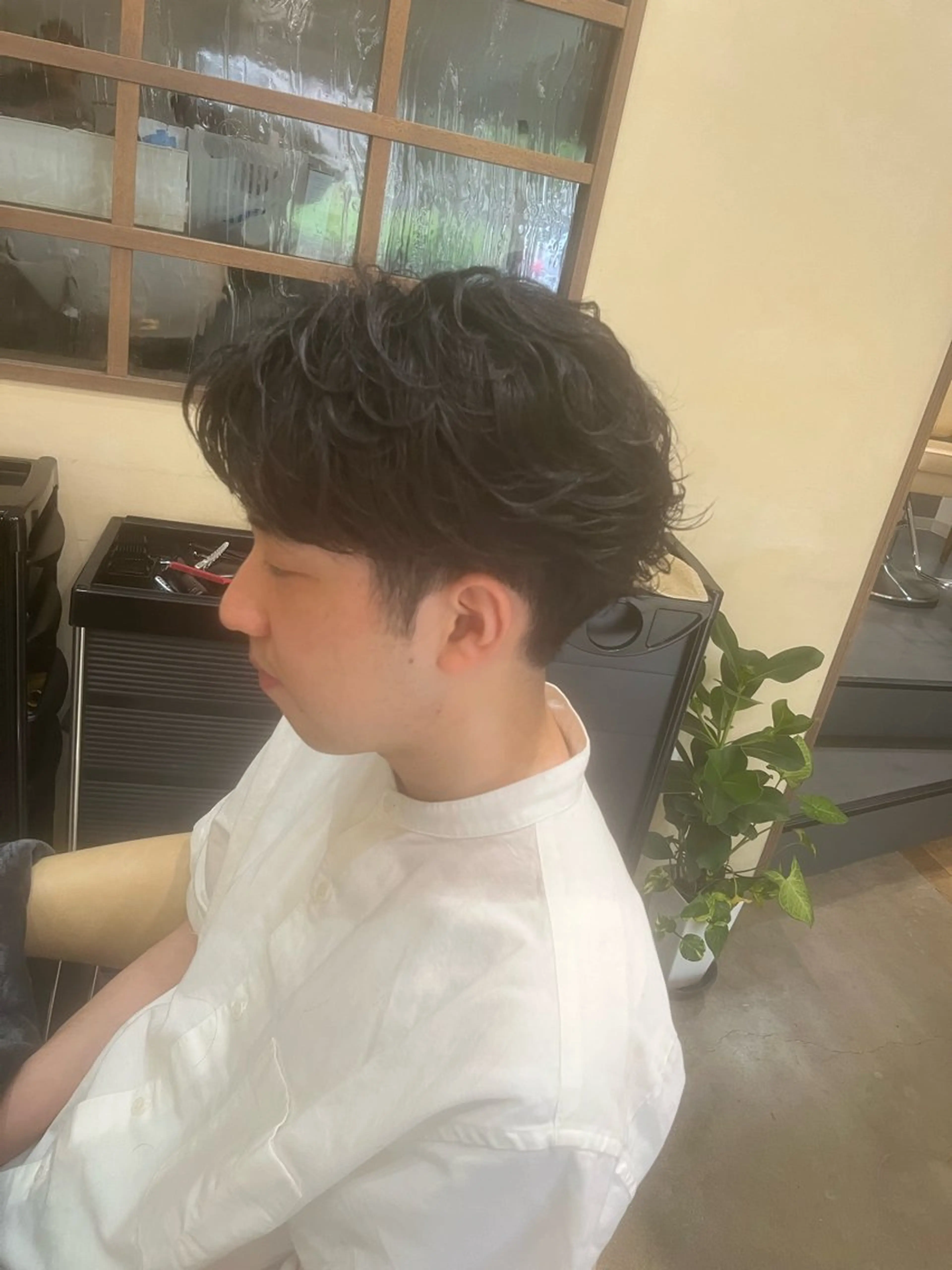 ショート メンズ カット パーマ 鹿児島 TSUBASAのヘアスタイル