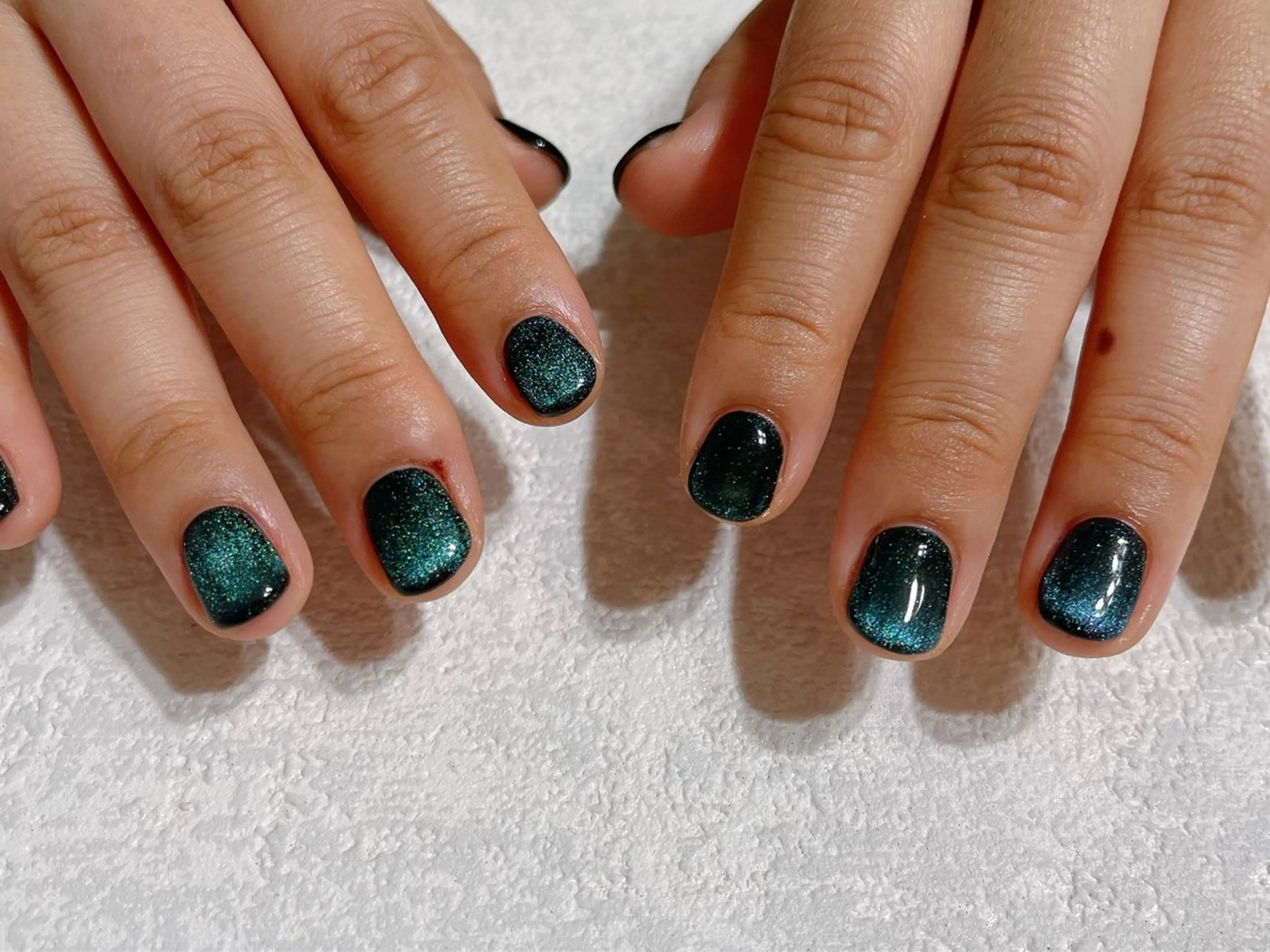 ネイル ジェルネイル 韓国ネイル マグネットネイル パラジェル 冬ネイル kikinail 溝の口のネイルデザイン