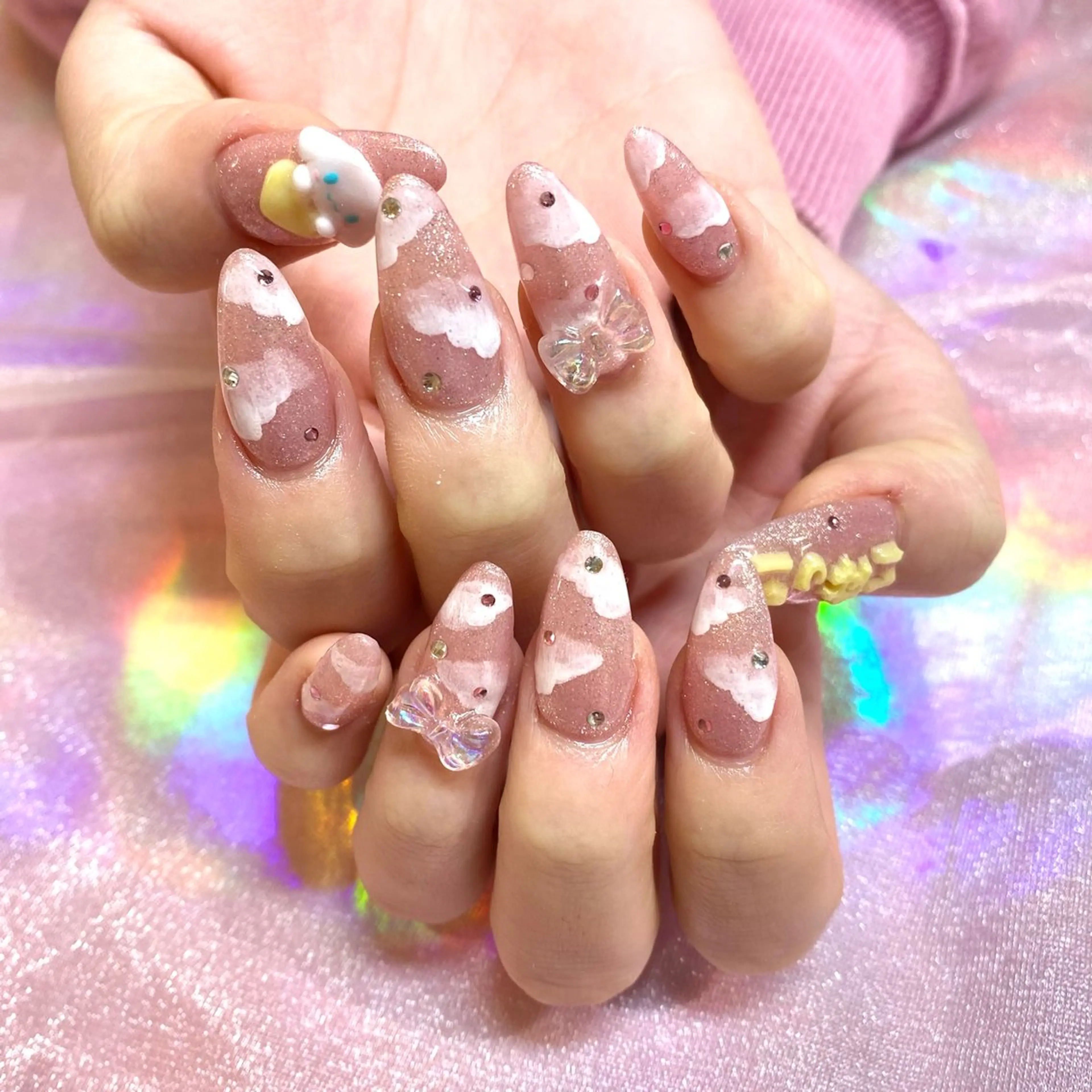 ネイル 痛ネイル🩷渋谷 🧸Yunaのネイルデザイン