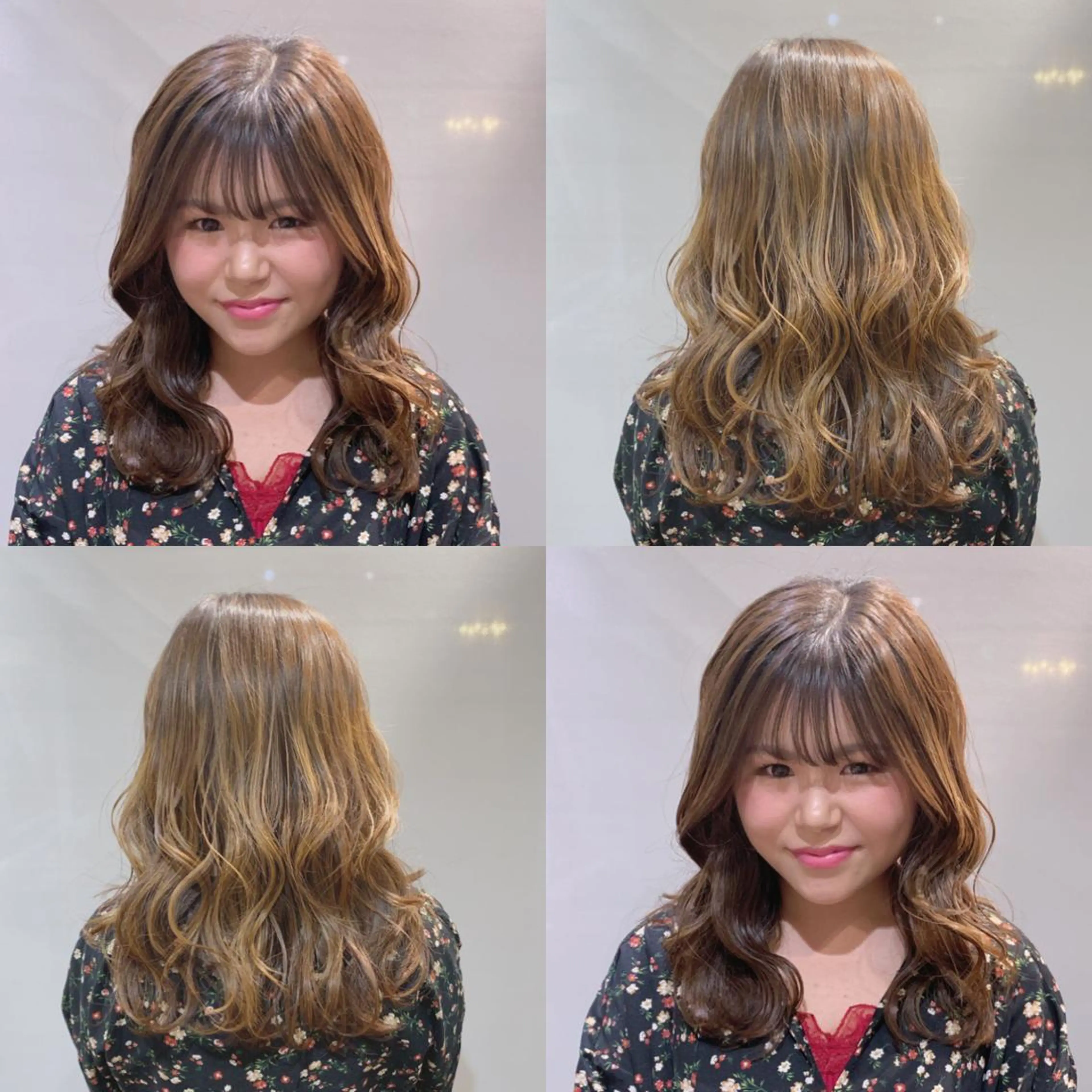ミディアム カラー ヘアアレンジ As hair所属・柔らか垢抜けｶﾗｰと ｶｯﾄ🫧ASUKAのヘアスタイル