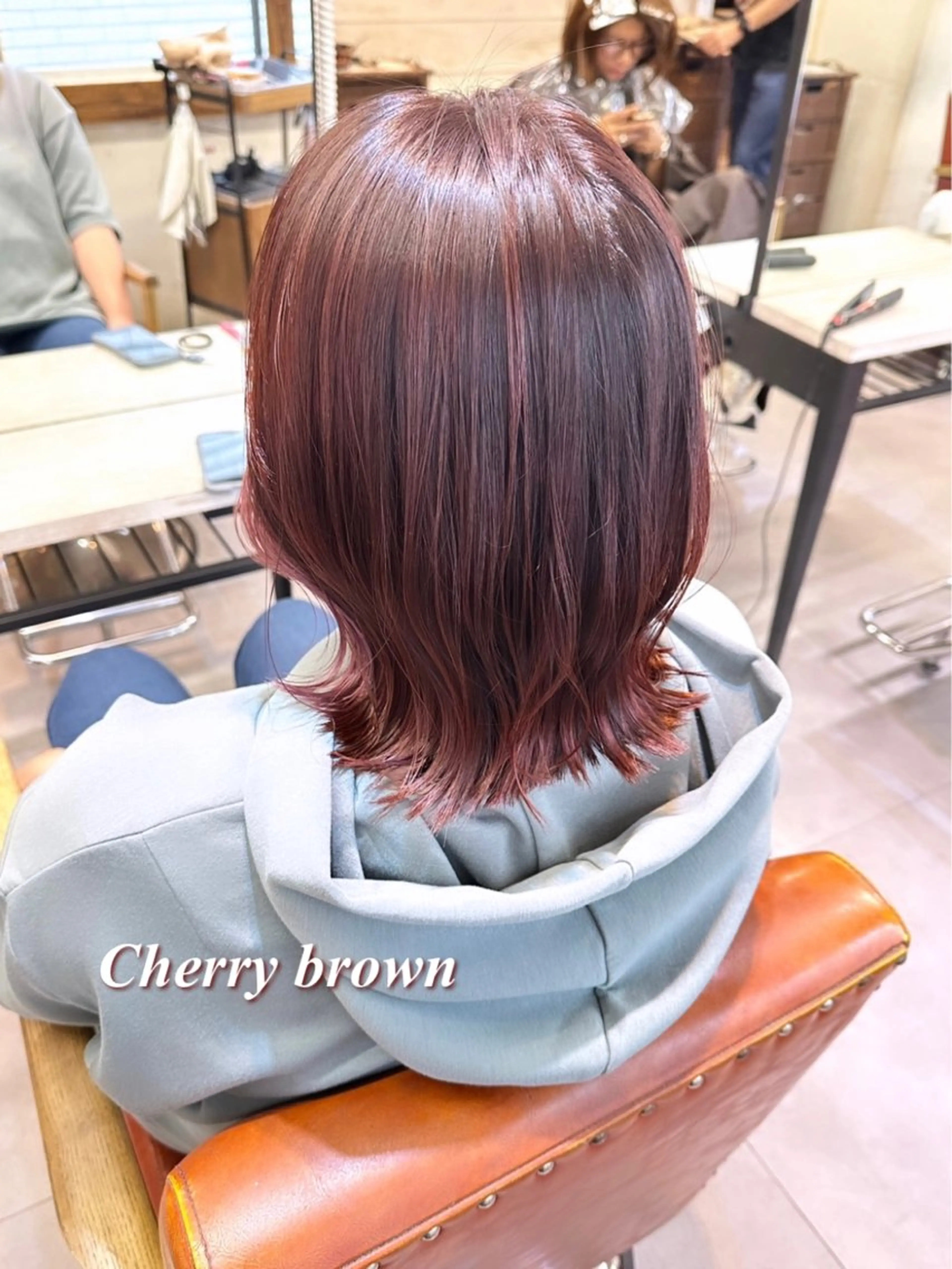 ミディアム カラー JYUNESU表参道所属・韓国ヘア🇰🇷🎀 透明感カラーのヘアスタイル