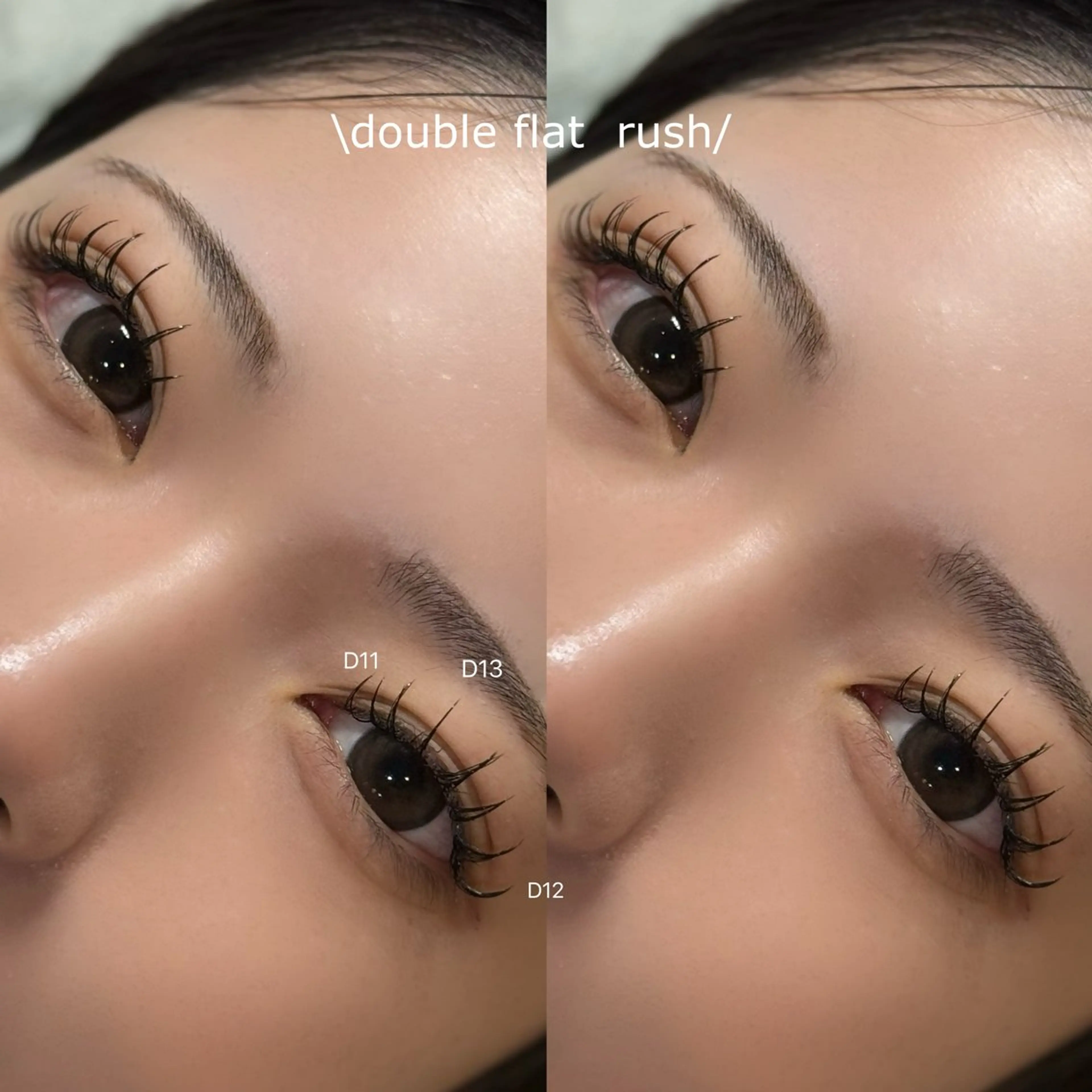 マツエク・マツパ フラットラッシュ まつげパーマ マツエク LABEL NATSUKAのマツエク・マツパデザイン