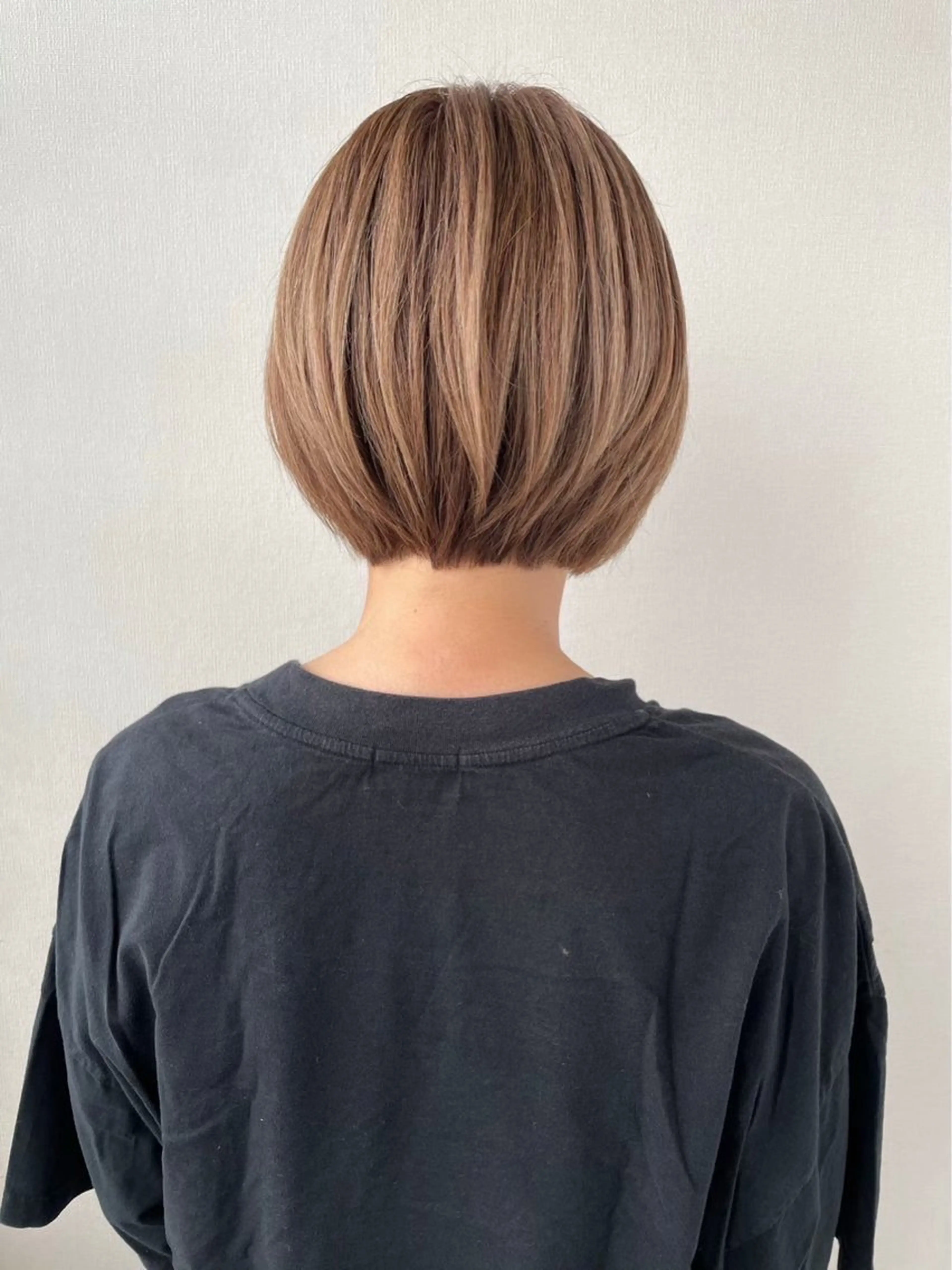 ショート ボブ/ショートボブ/ 岡山駅/別曽遥也のヘアスタイル