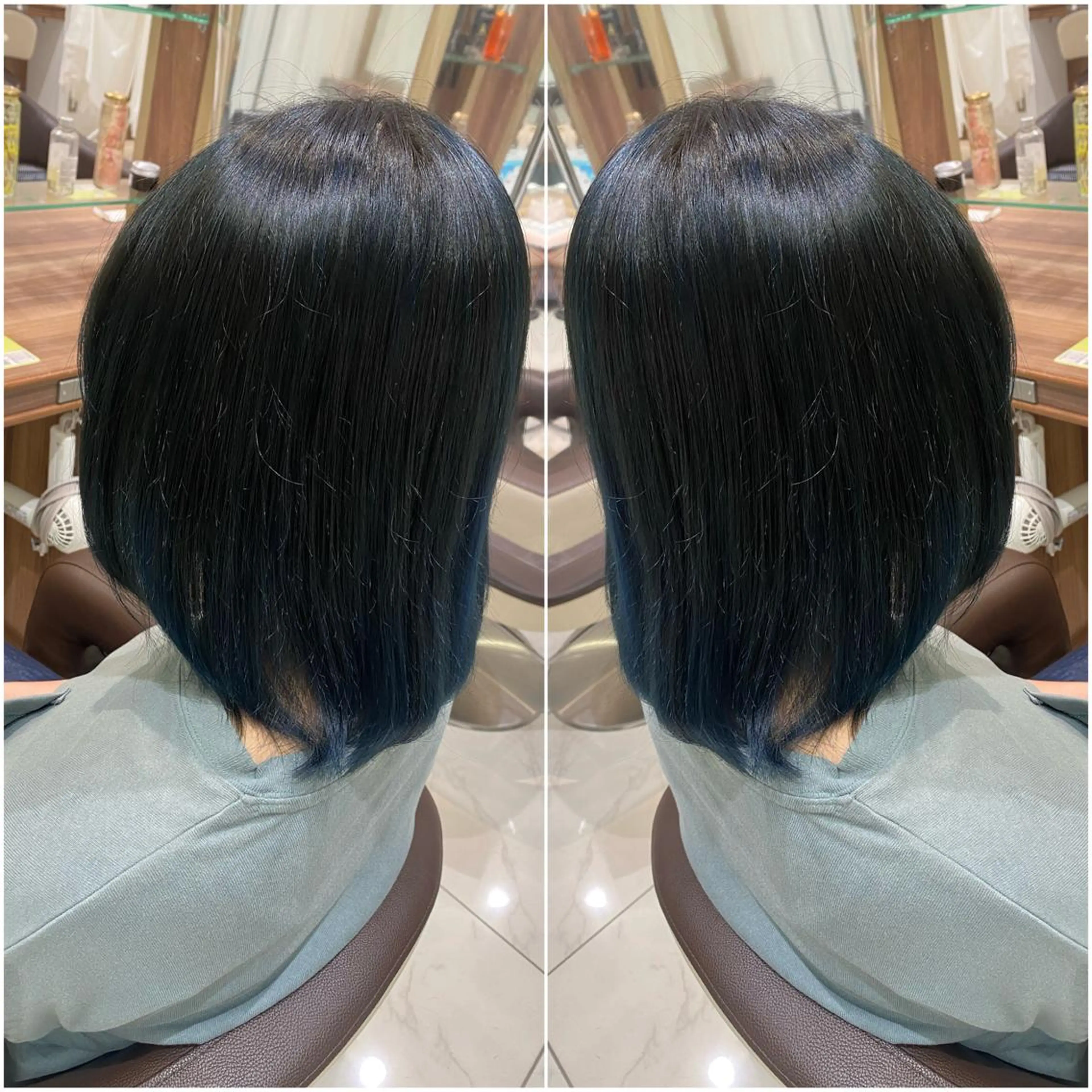 ミディアム カラー 全席個室　暖色カラー Zina松園優香🌸のヘアスタイル