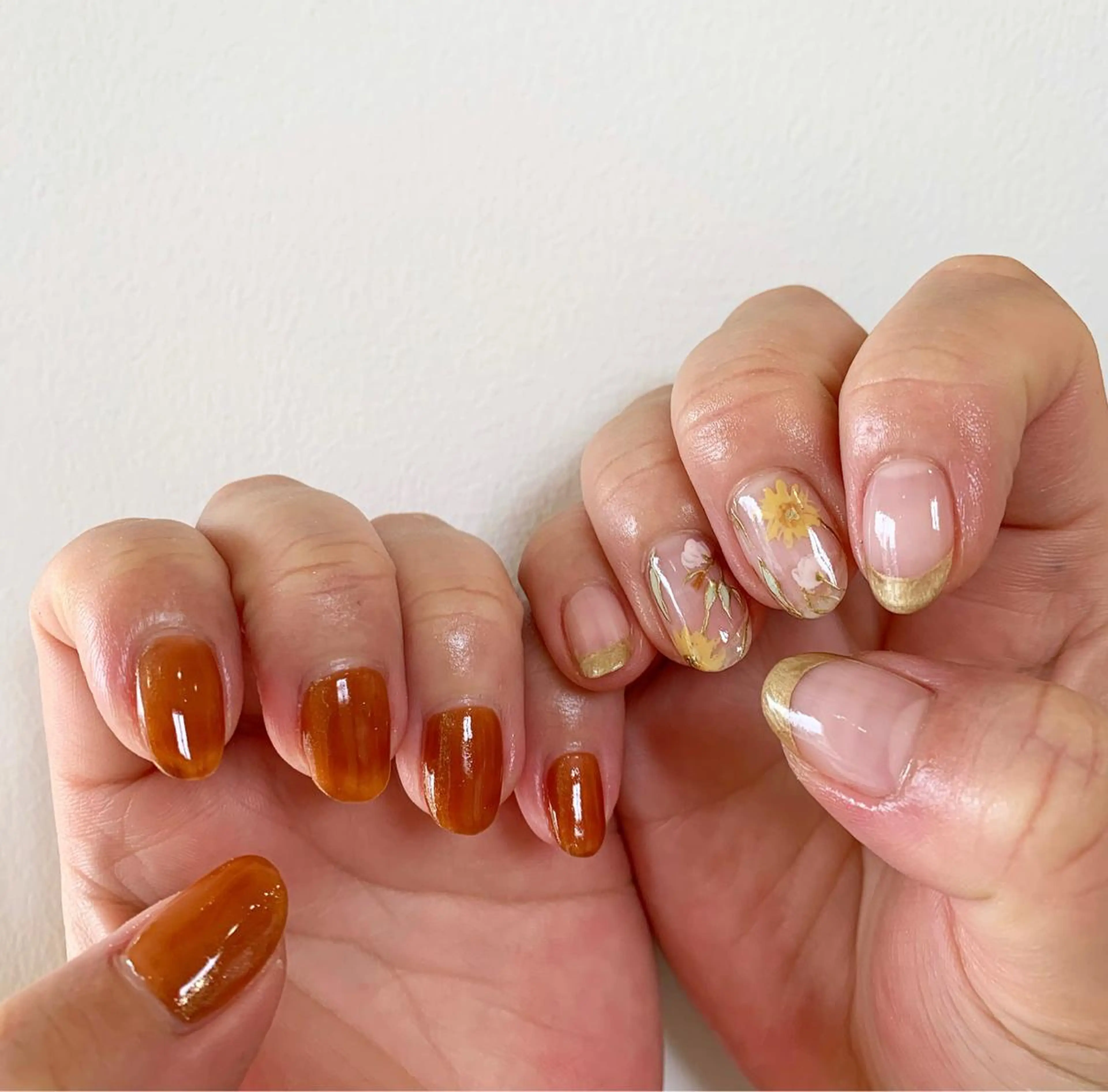 ネイル 持ち込み ハンドネイル 佐藤 穂乃香のネイルデザイン