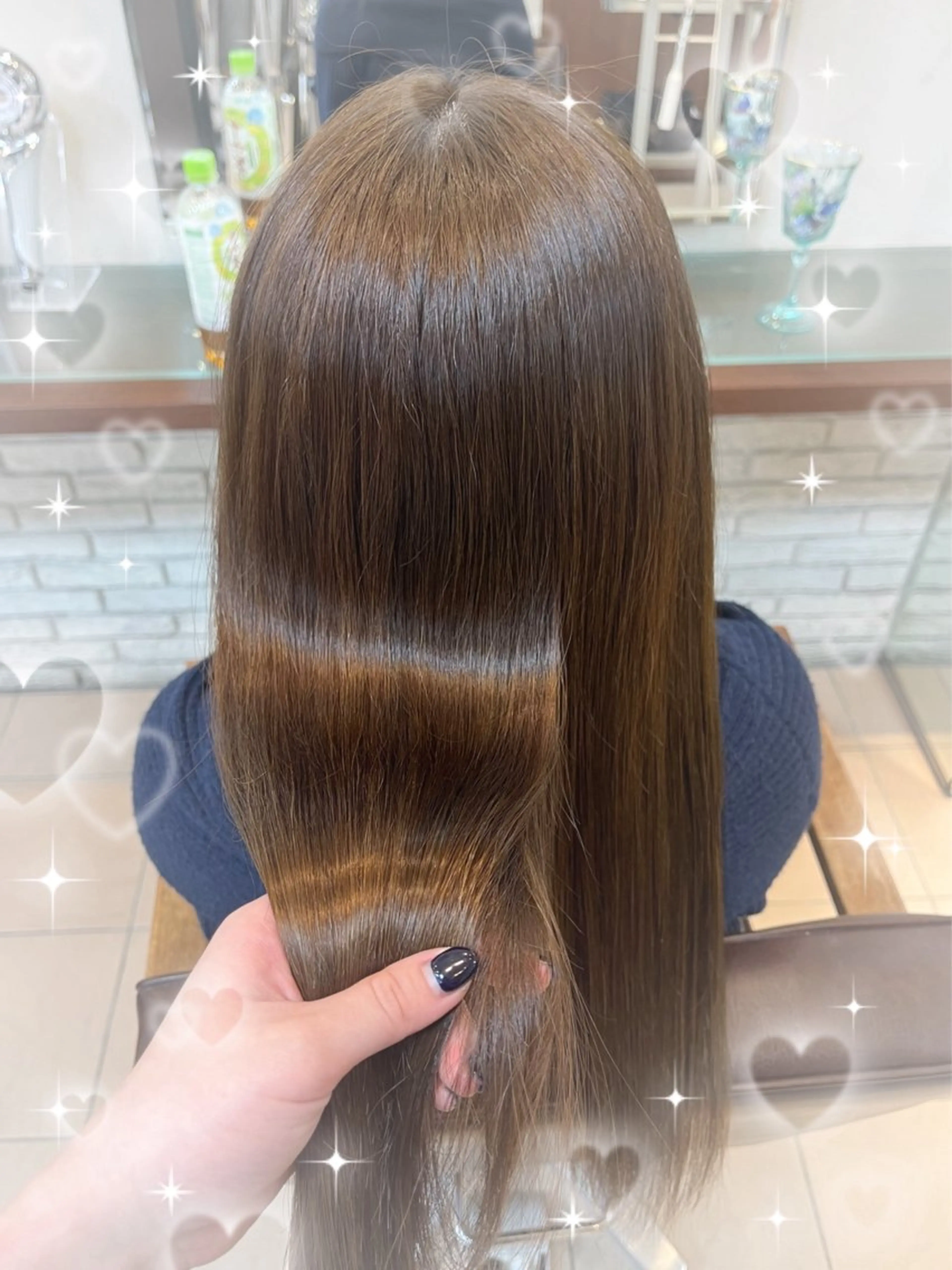 カラー カット ヘアカラー まつパ/暗髪カラー/ 縮毛矯正/若菜ほのかのマツエク・マツパデザイン