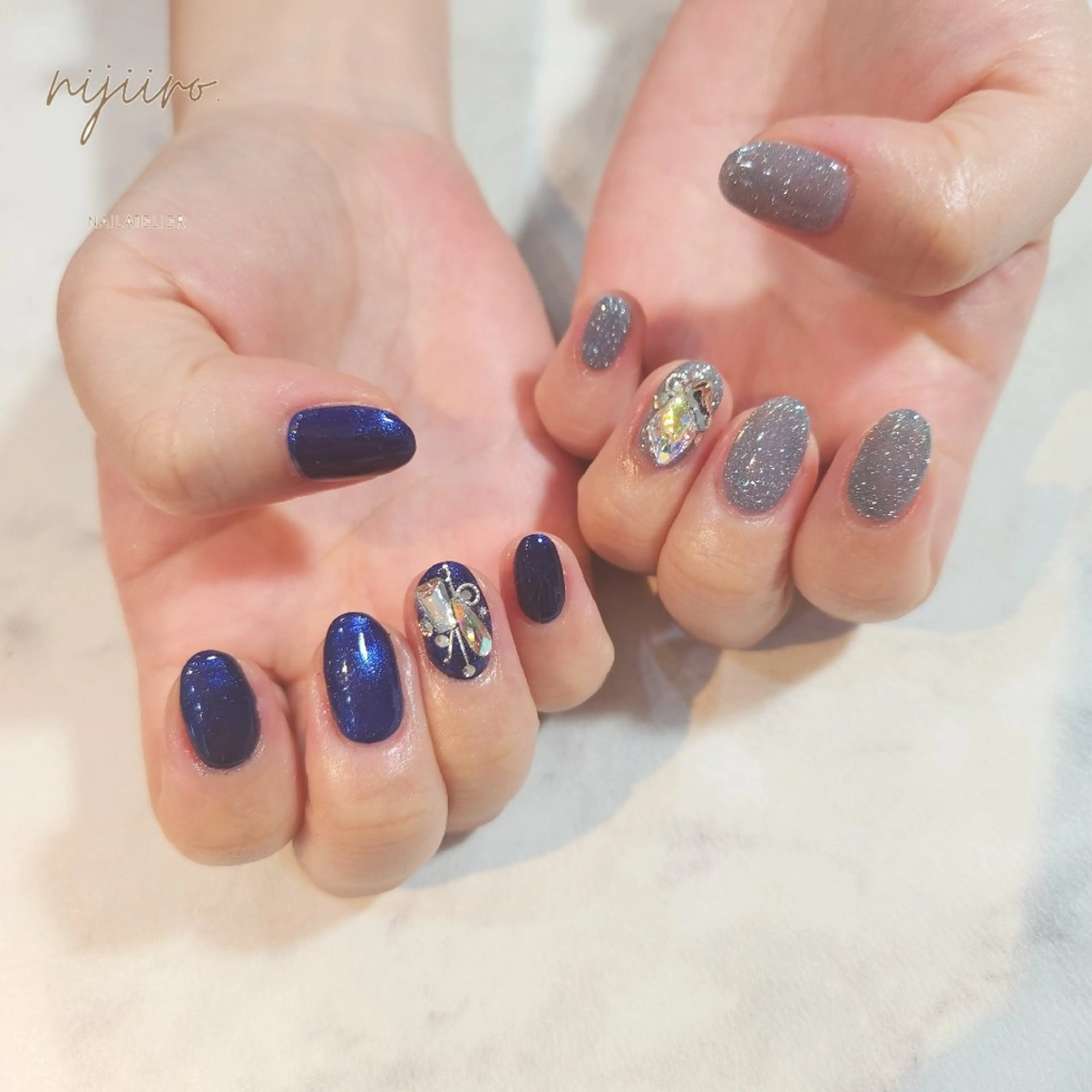 ネイル ハンドネイル nailatelier nijiiro.所属・nijiiro🌈 サトウのネイルデザイン