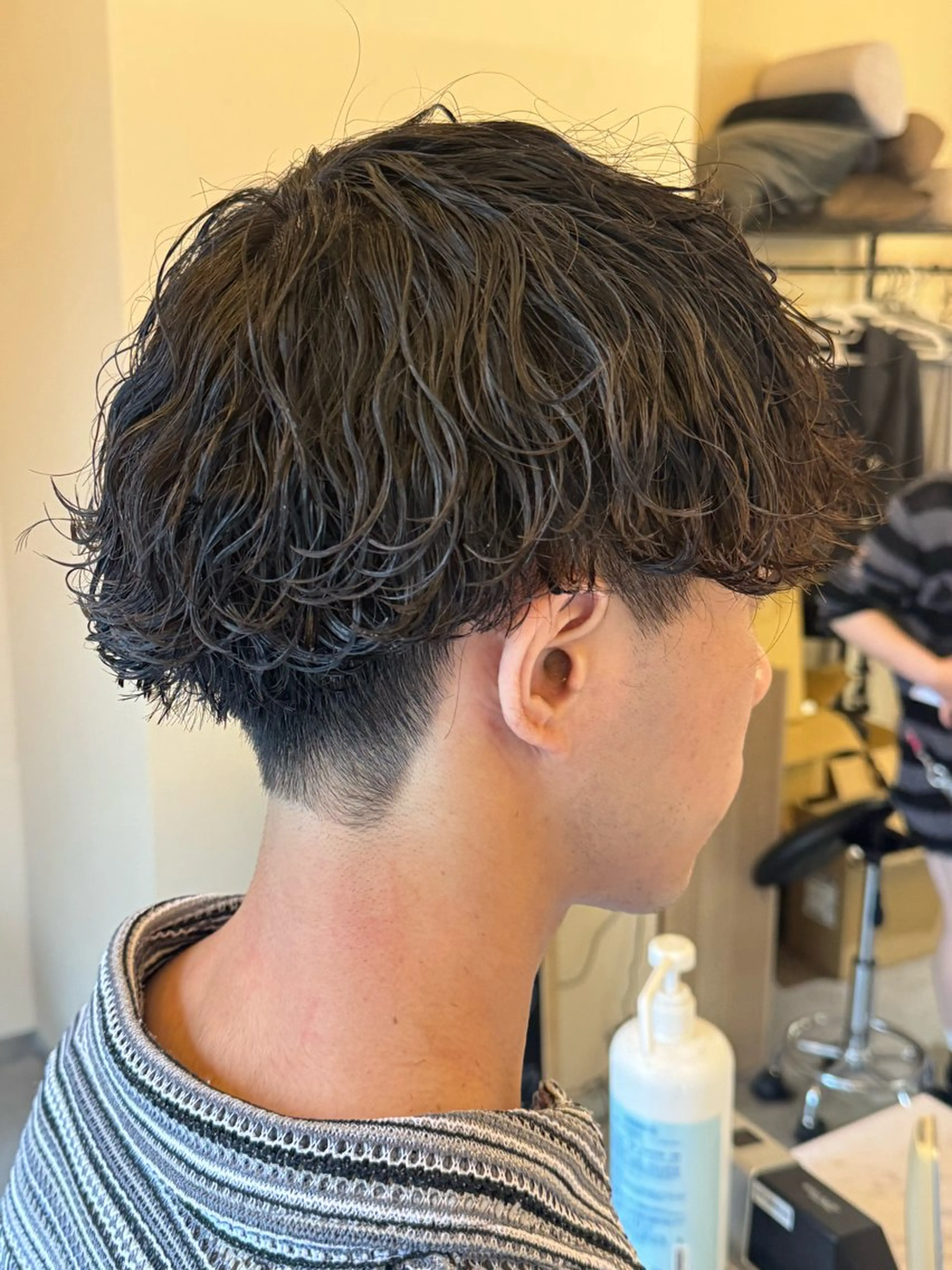 パーマ メンズ amble luxe 伊畑優希のヘアスタイル