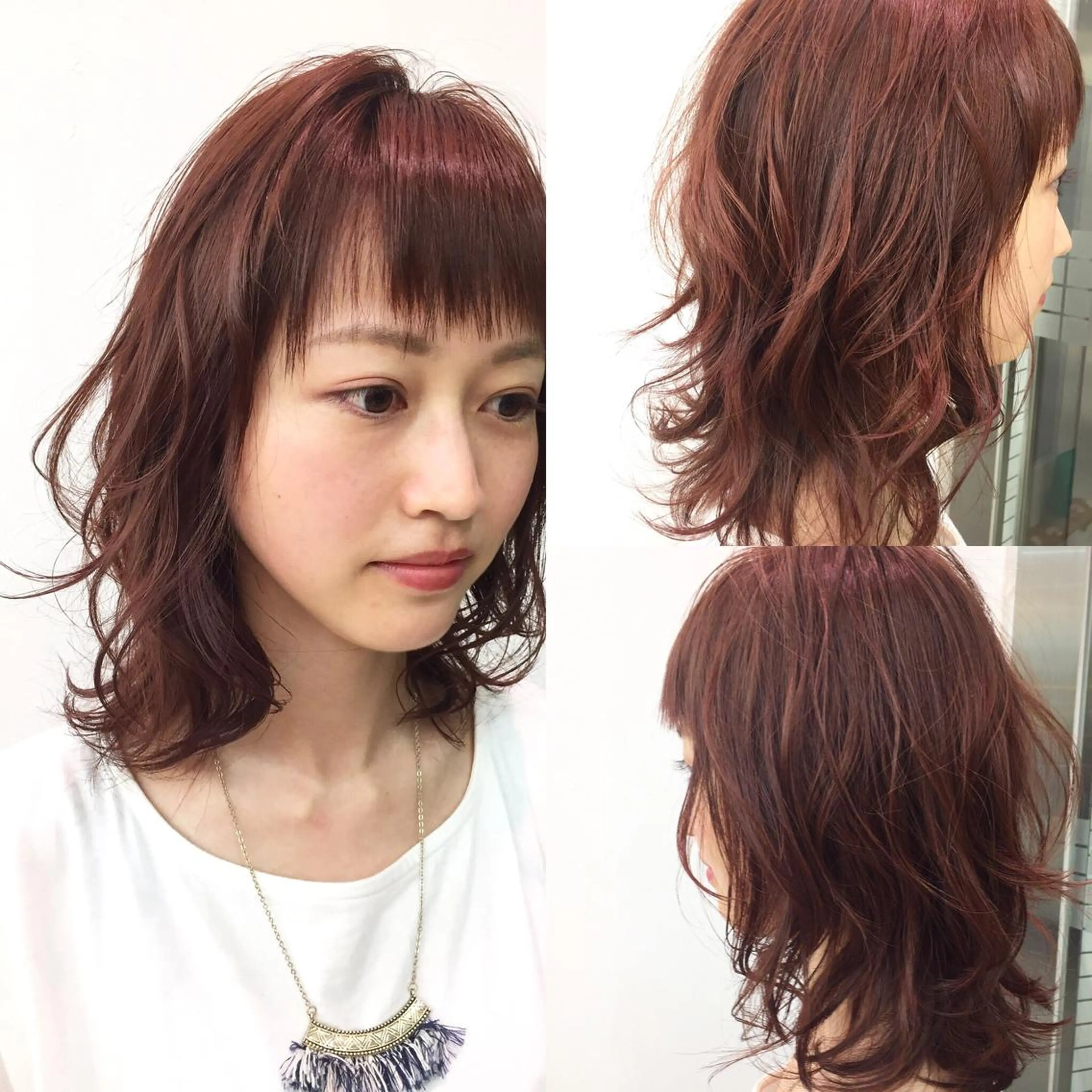 ミディアム カラー 【髮質改善特化】 lic吉祥寺のヘアスタイル