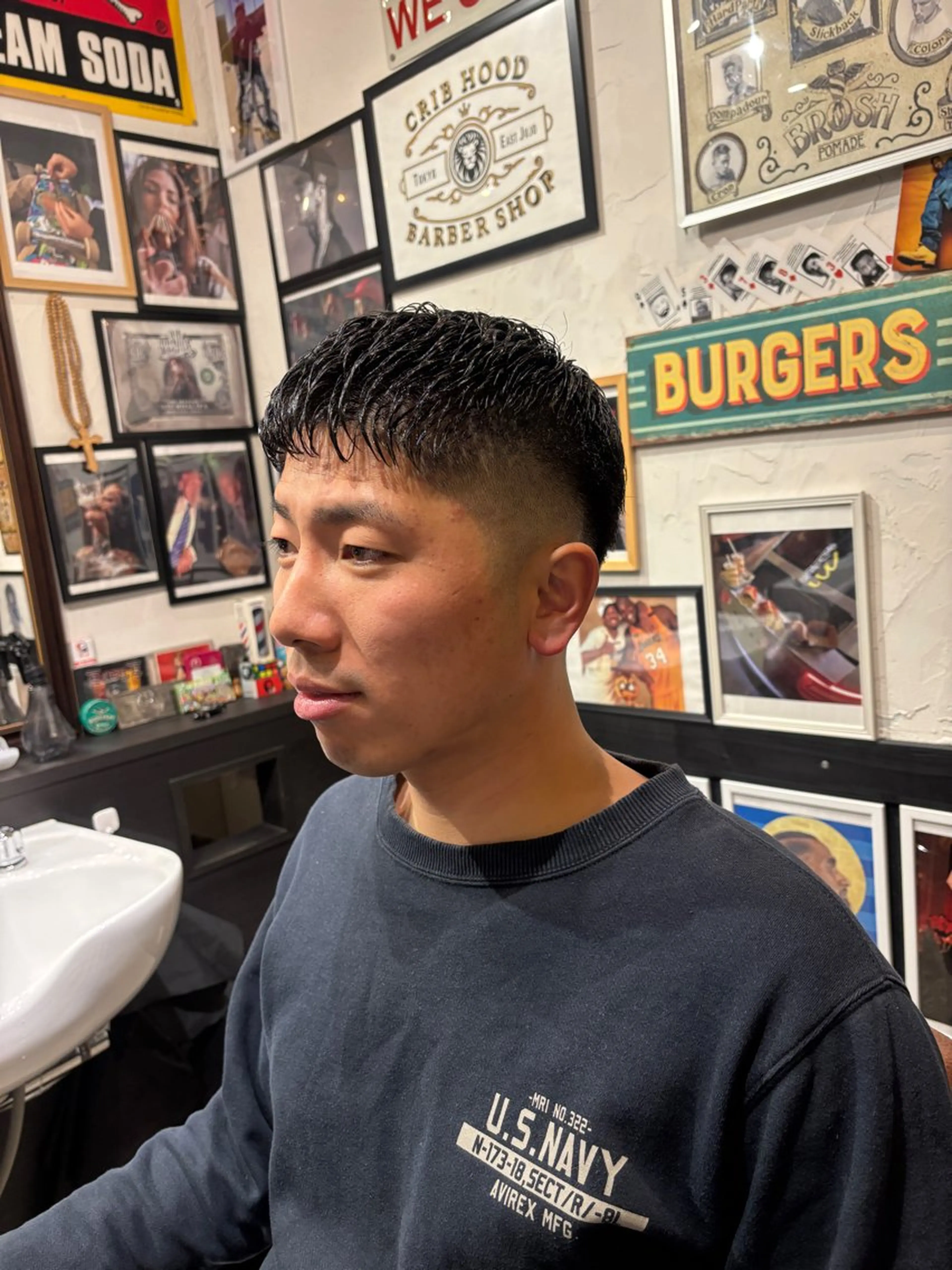 ショート メンズ CribHoodbarbershop所属・白井 昇太のヘアスタイル