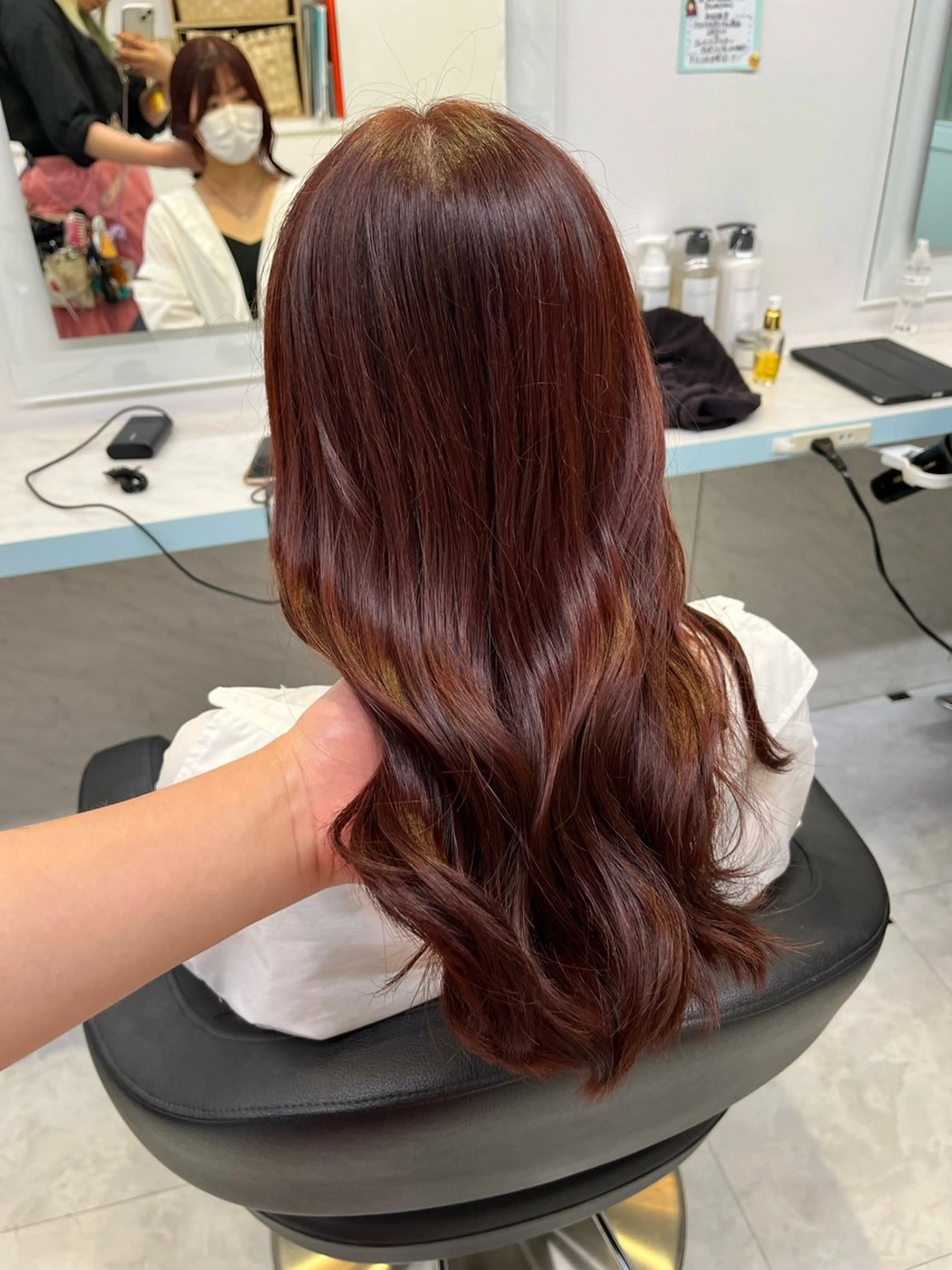 セミロング カラー ヘアアレンジ 愛されカラー🩷 はるなのヘアスタイル