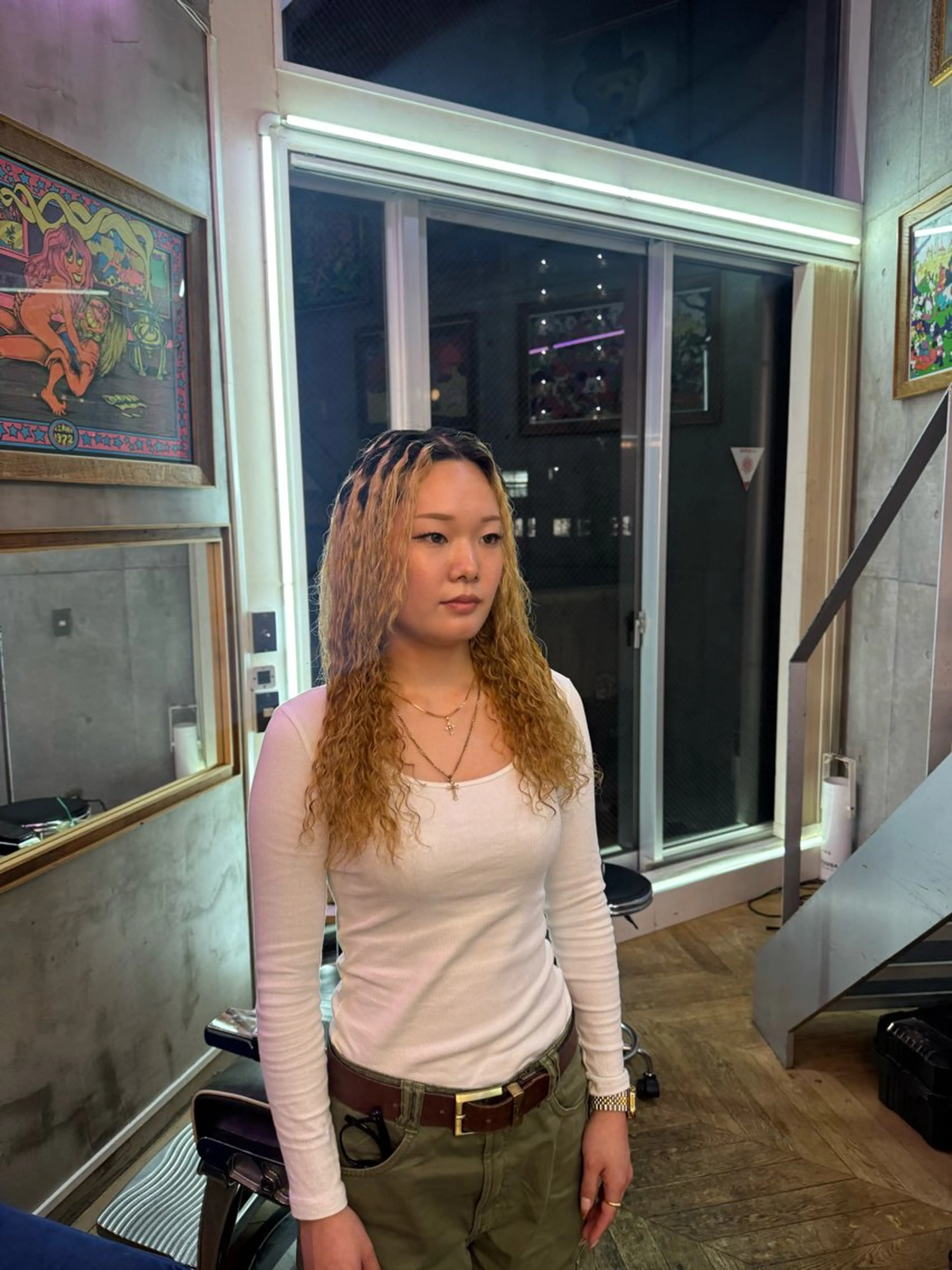 スパイラルパーマ（レディース）の写真