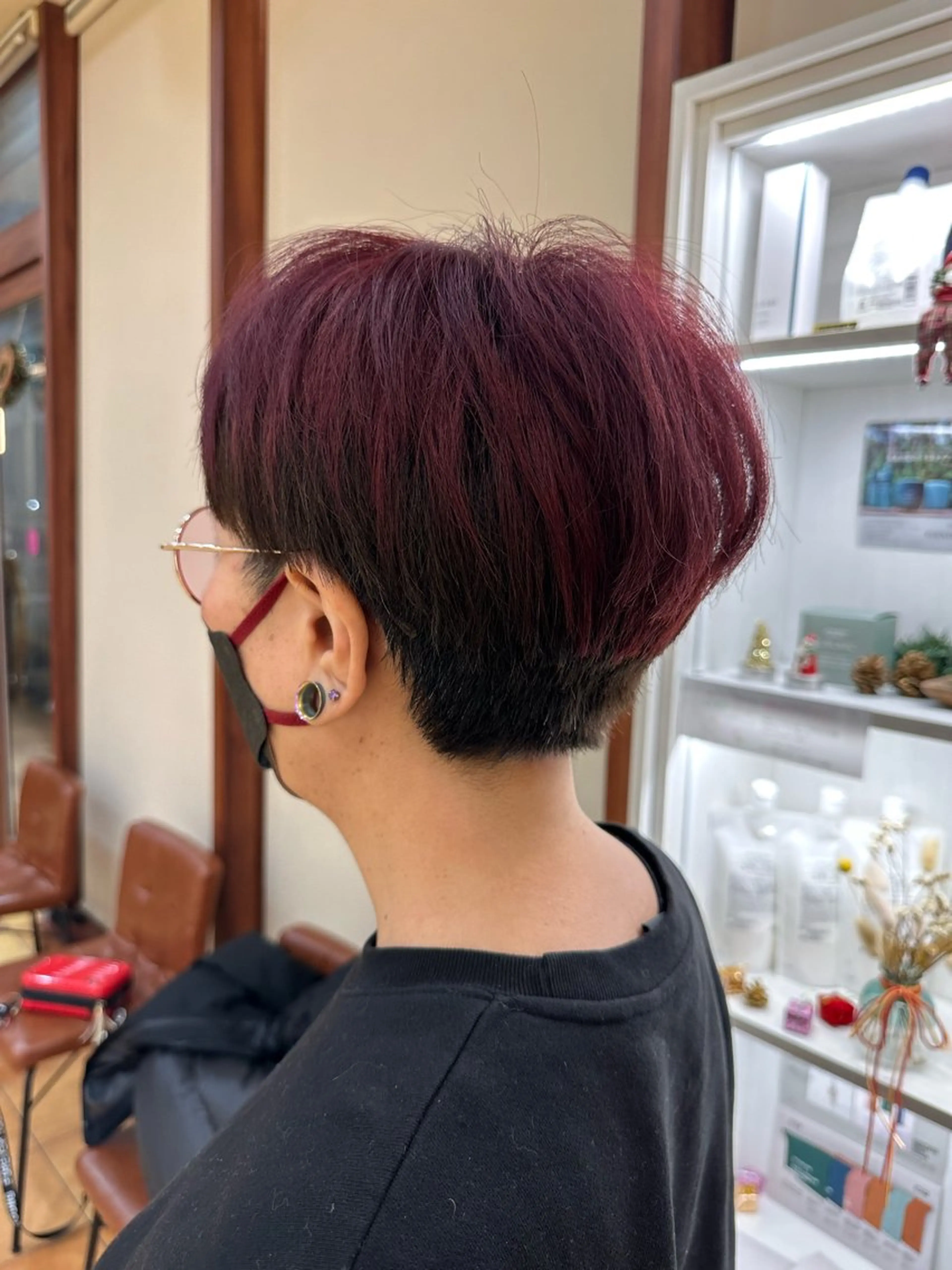 ショート 小顔ボブ/お悩み解決 /ボブパーマ/とういのヘアスタイル