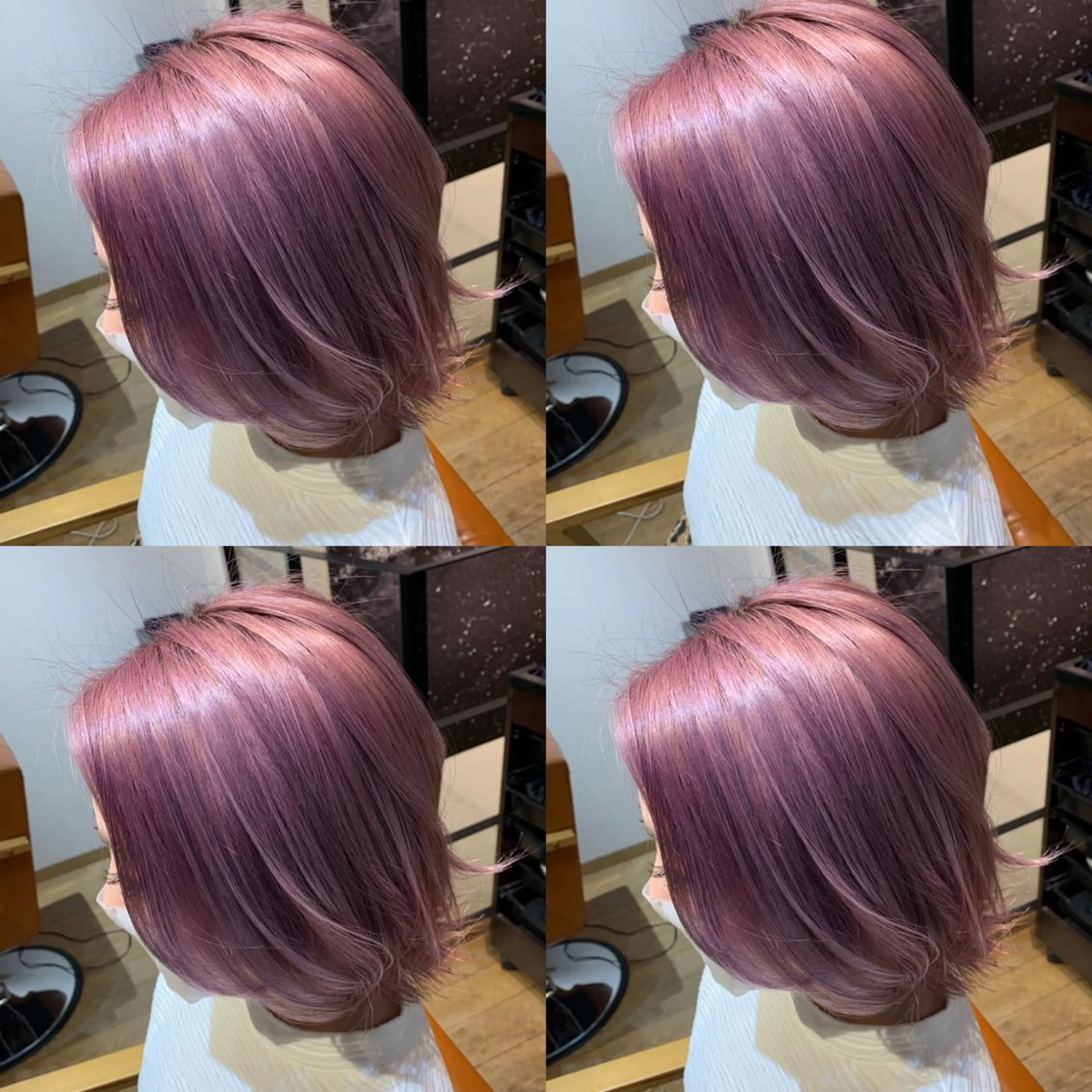 ショート カラー ピンクカラー ホワイトピンク カット ヘアカラー トリートメント ✨髪質改善✖︎韓国 レイヤー✨ナカムラのヘアスタイル