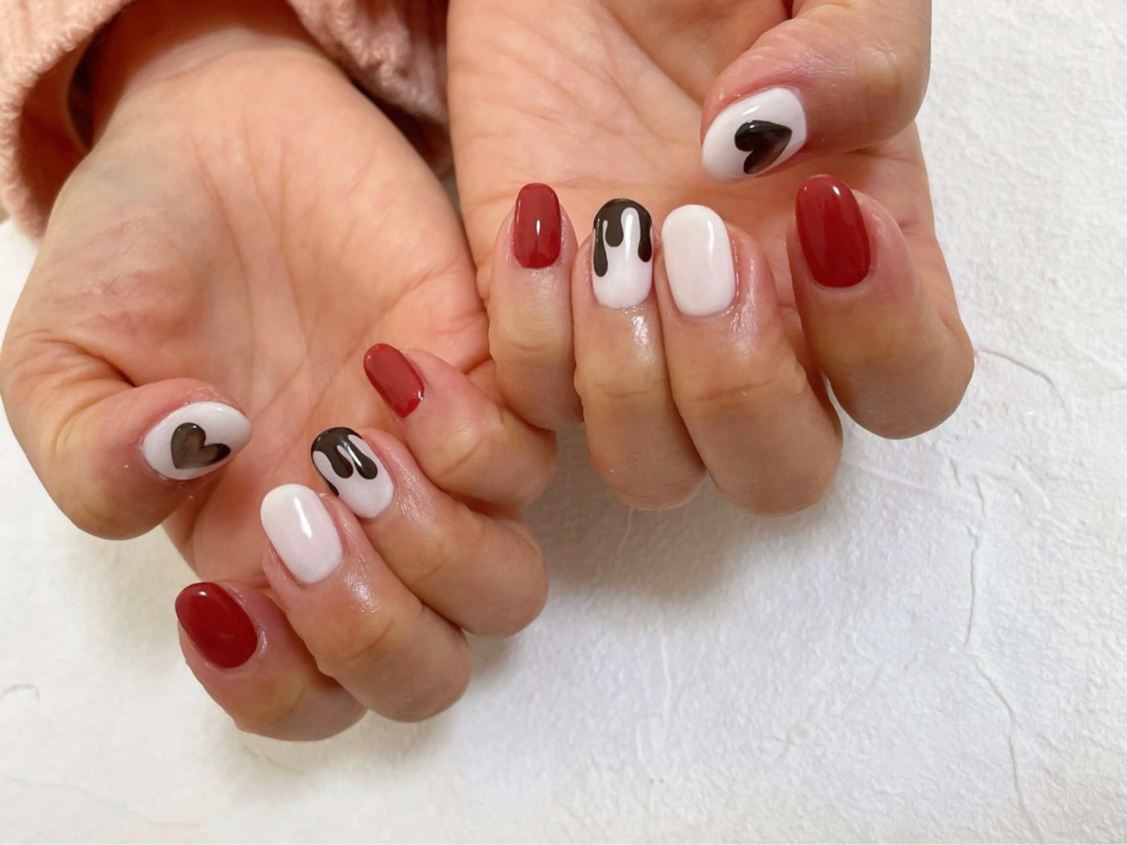 ネイル オーロラネイル フットネイル フレンチネイル ジェルネイル 韓国ネイル Mogu nail 二子玉川のネイルデザイン