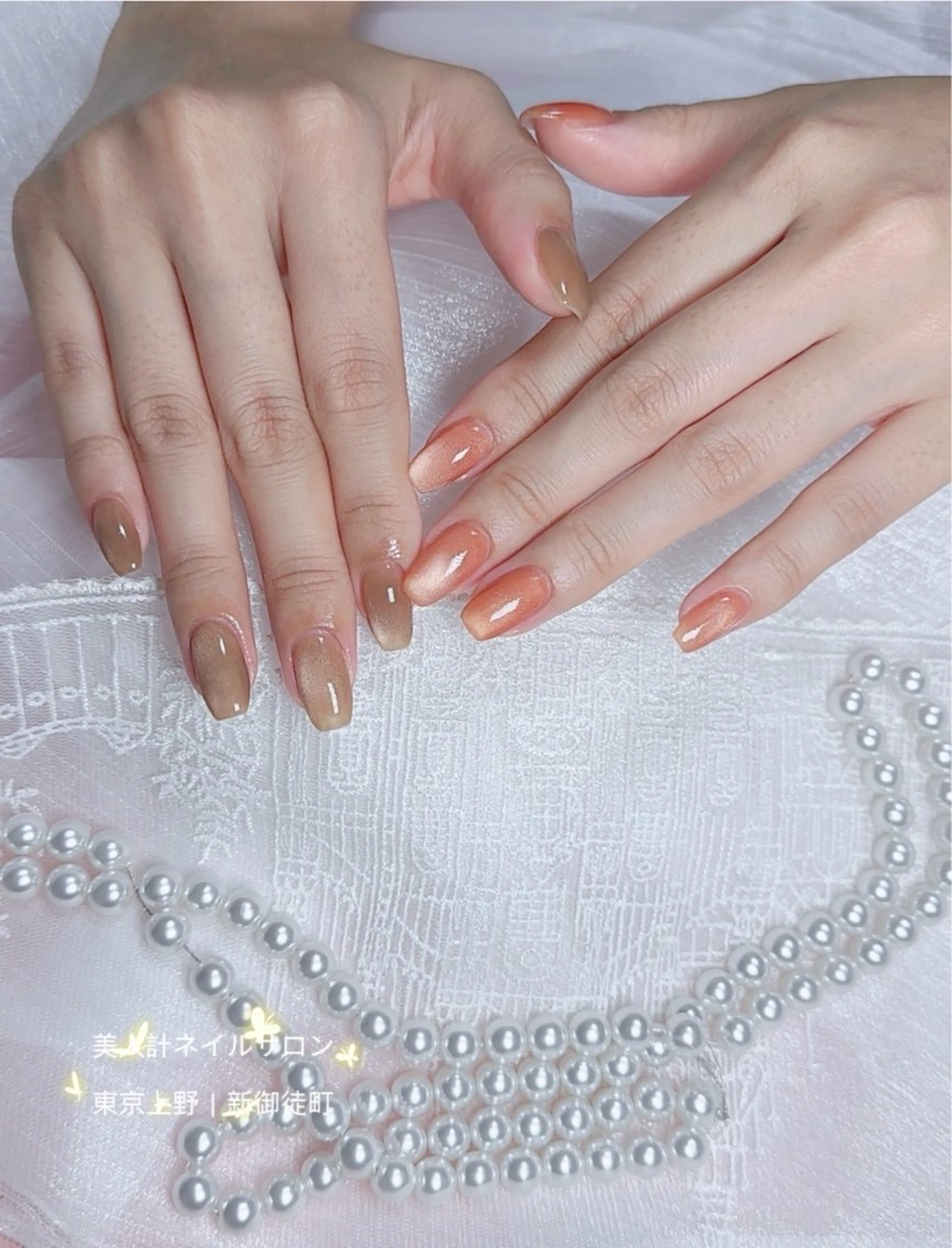 ネイル マグネットネイル 美人計ネイルサロン所属・中山 美月のネイルデザイン