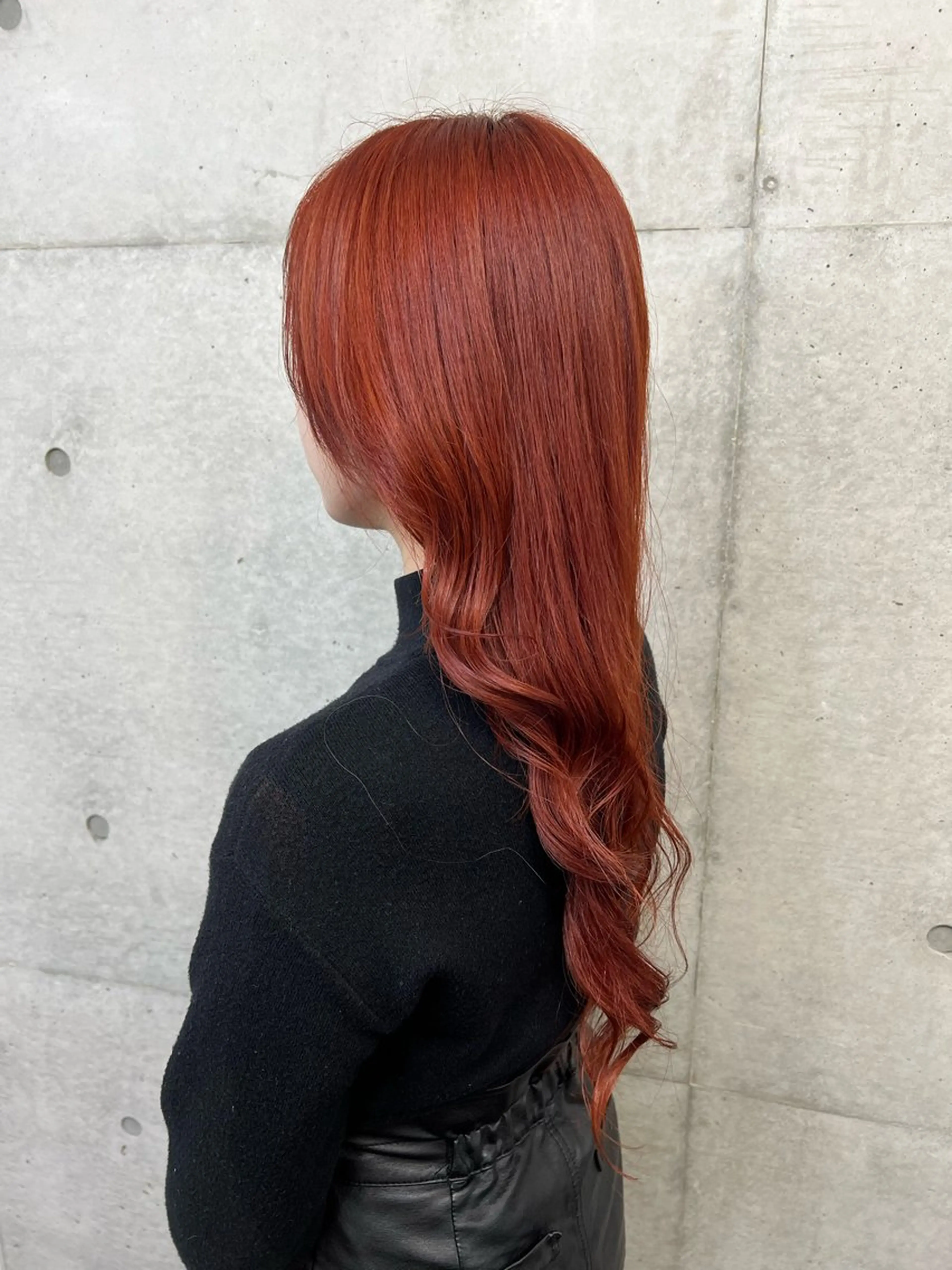 ロング オレンジブラウン Yui/メンズカラー /シャドウパーマのヘアスタイル