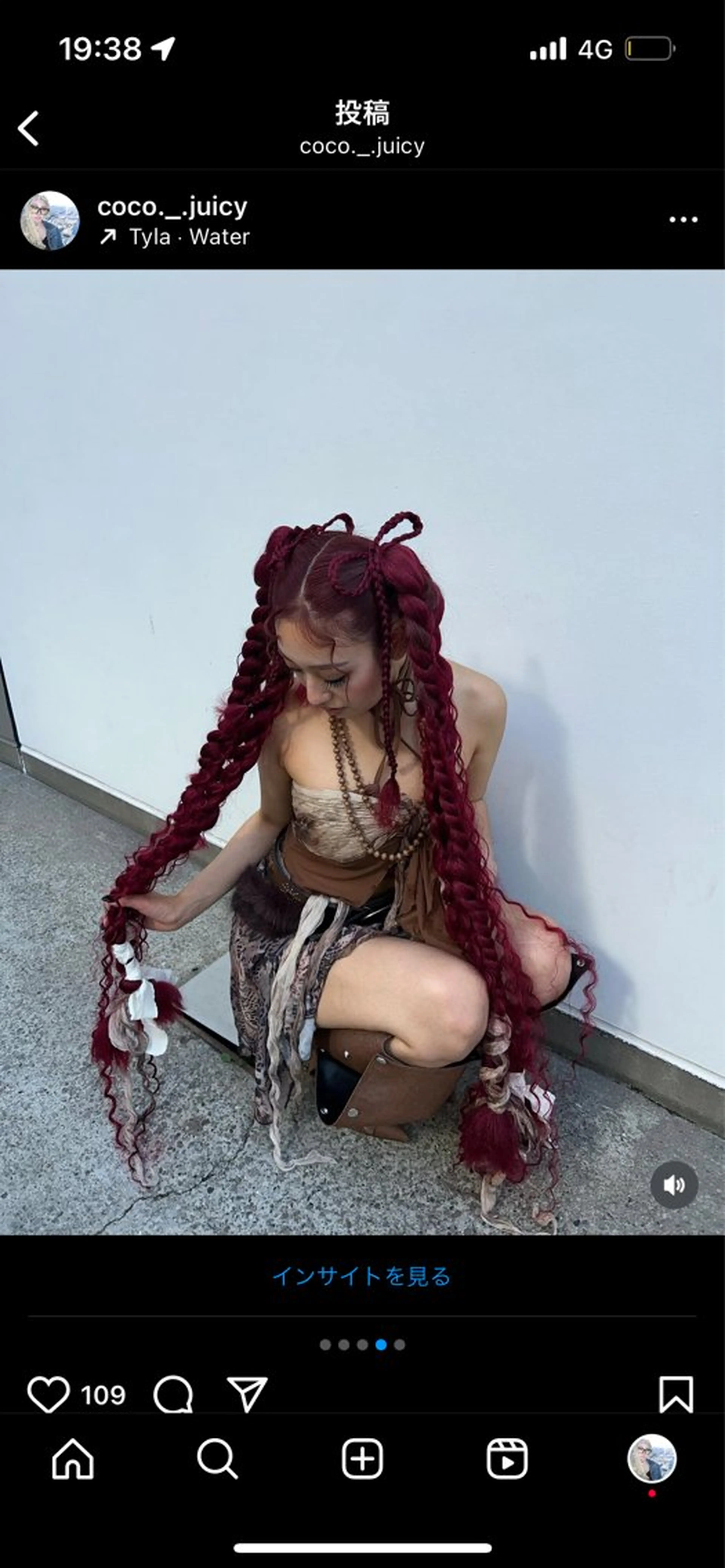 ロング カラー ヘアアレンジ CoCo ⋱♱⋰⋱✮ 個性派／海外系のその他イメージ