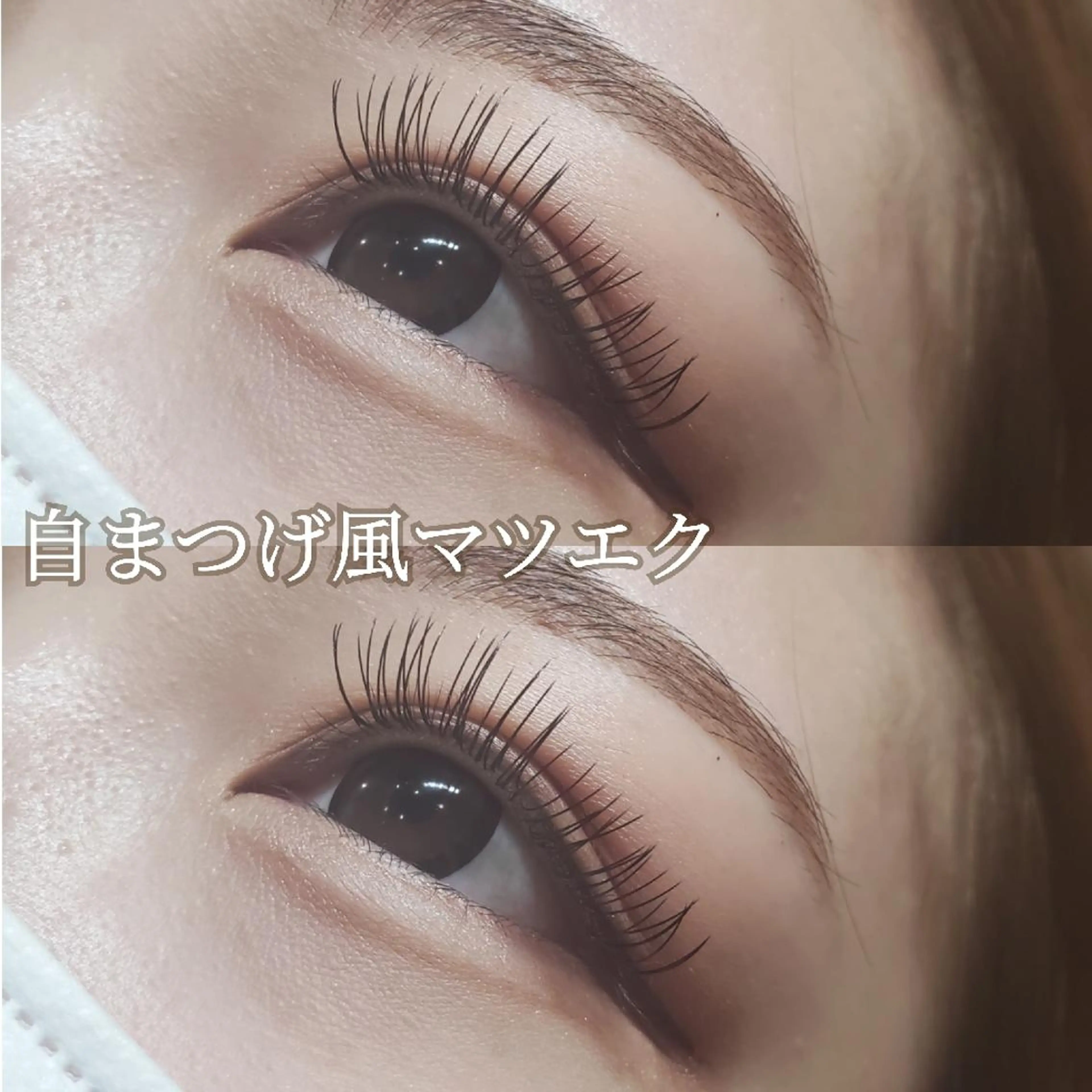 マツエク・マツパ ナチュラル 絶対可愛い保証 韓国🇰🇷ワンホンのマツエク・マツパデザイン