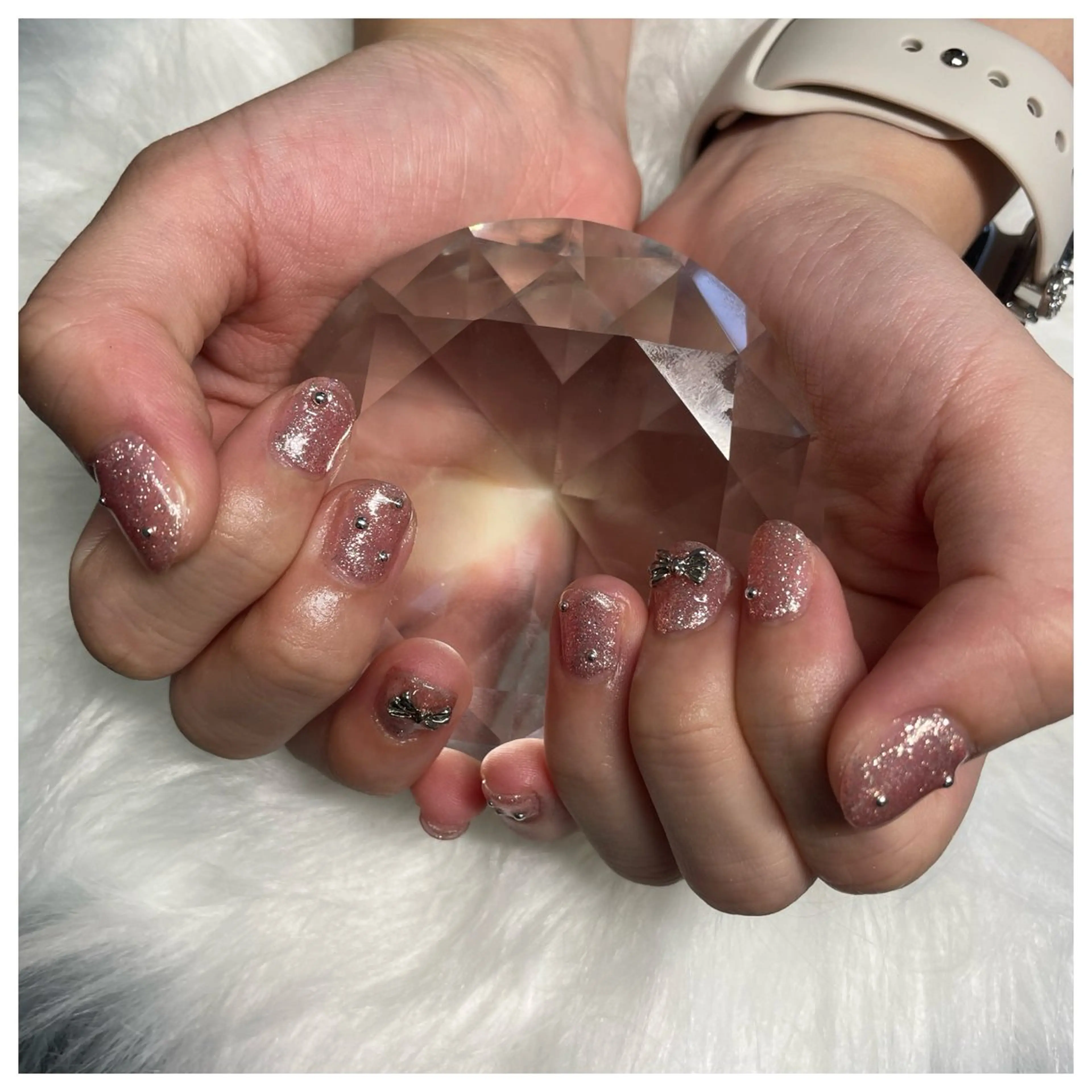 ネイル ワンカラーネイル ハンドネイル 永田 岬のネイルデザイン