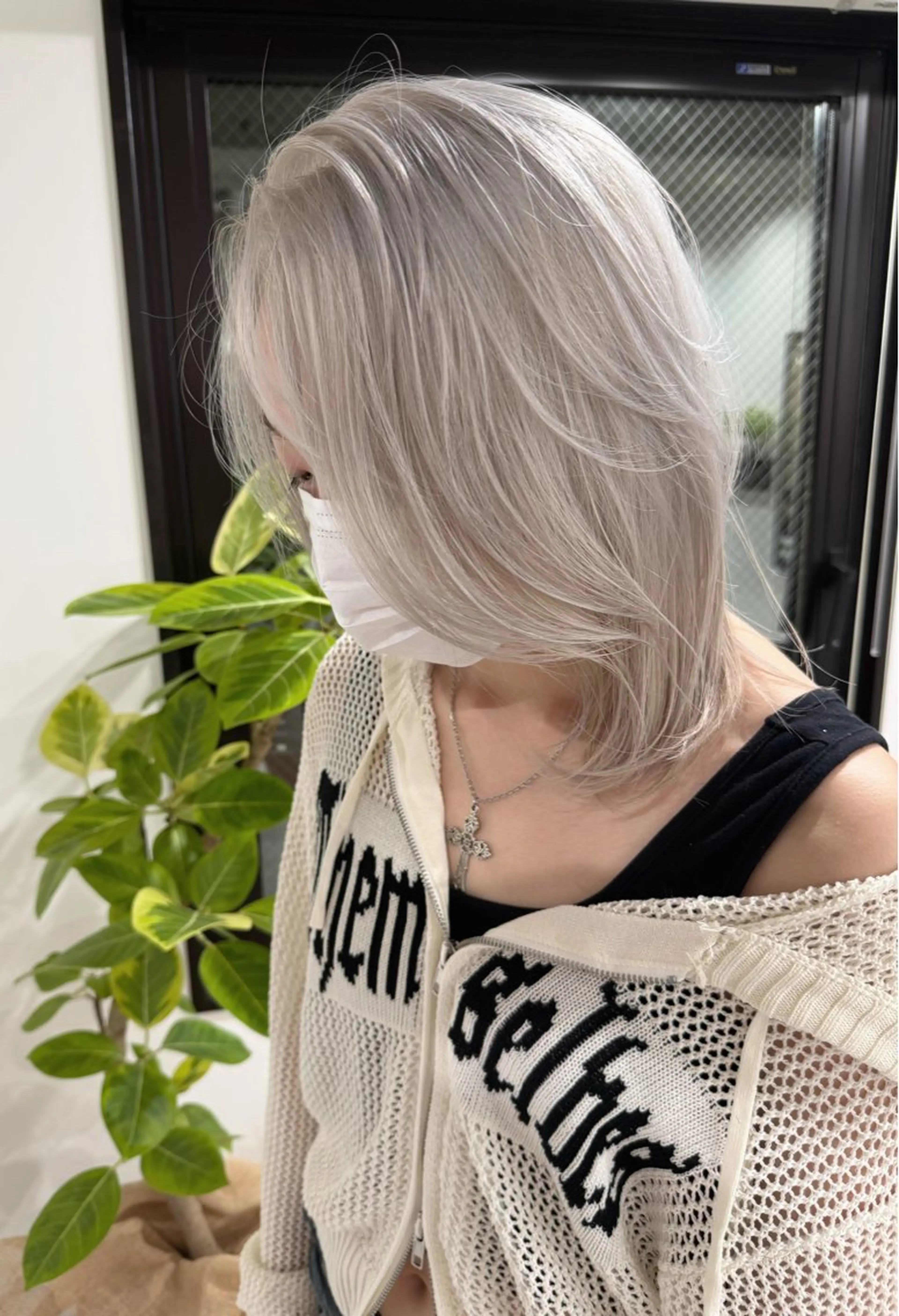 ミディアム ヘアカラー COCO/ブリーチ エクステ/ハイトーンのヘアスタイル