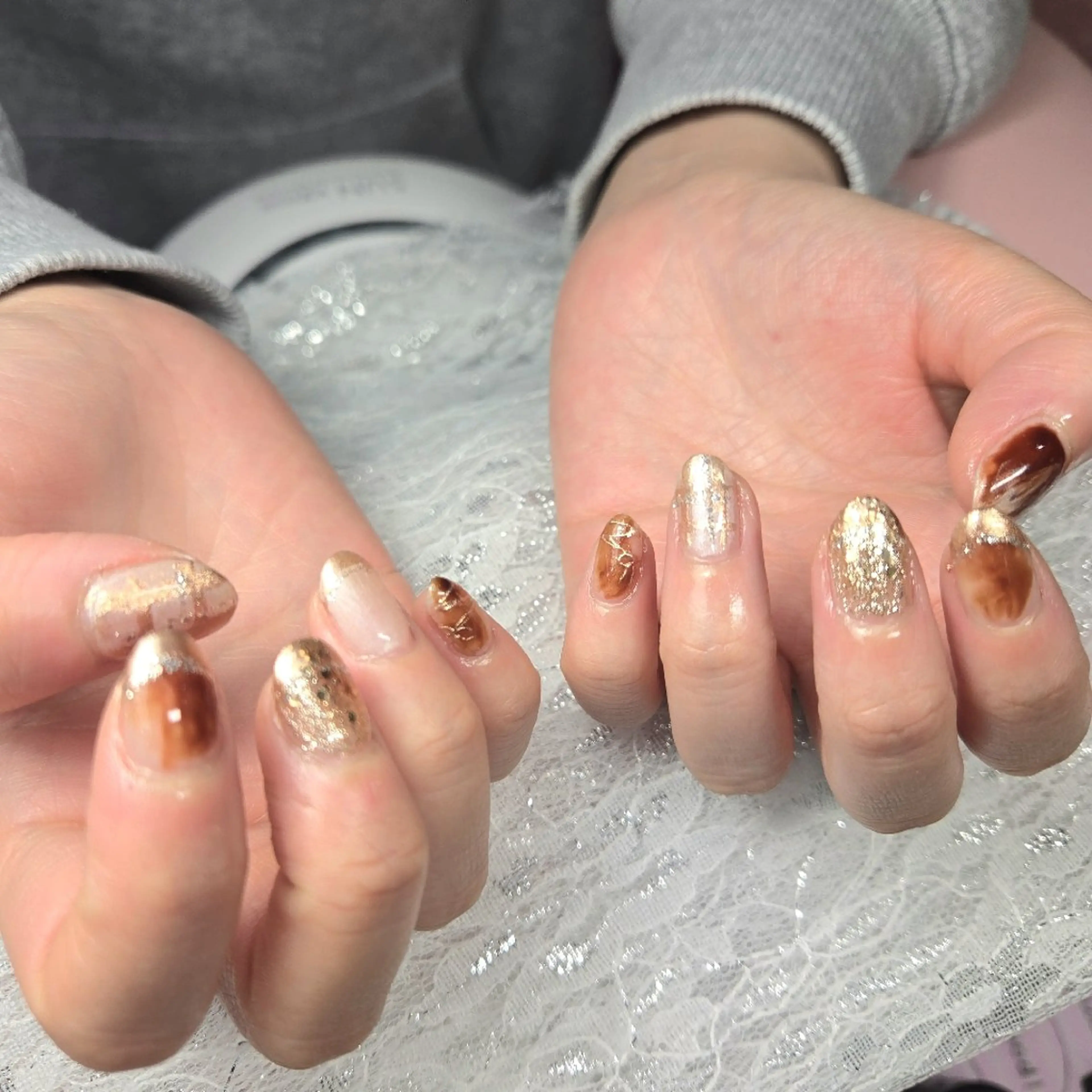 ネイル 持ち込み ハンドネイル ネイルサロンベルティ .ひとみのネイルデザイン