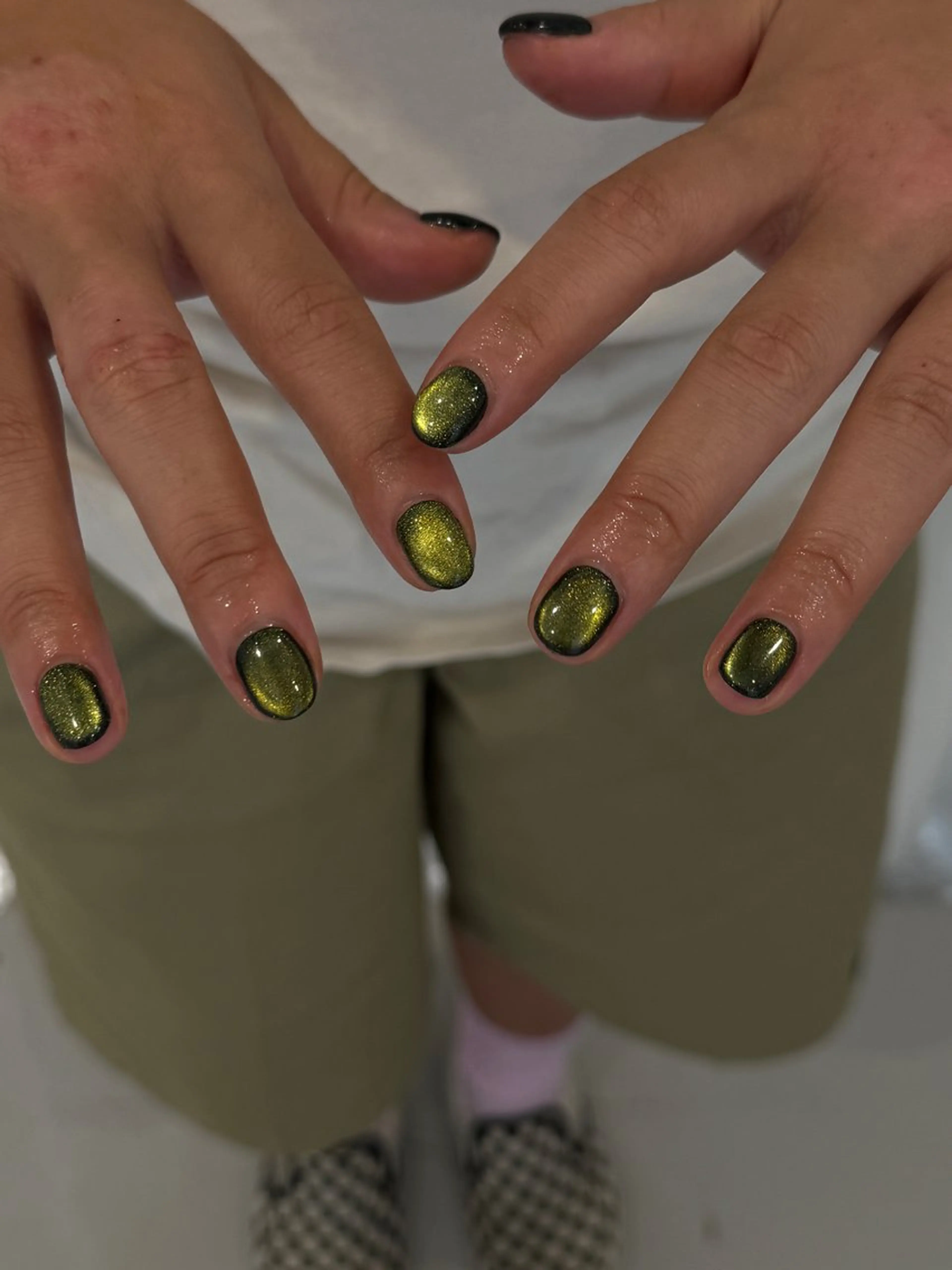 magnet / glitter nail (オフあり)の写真