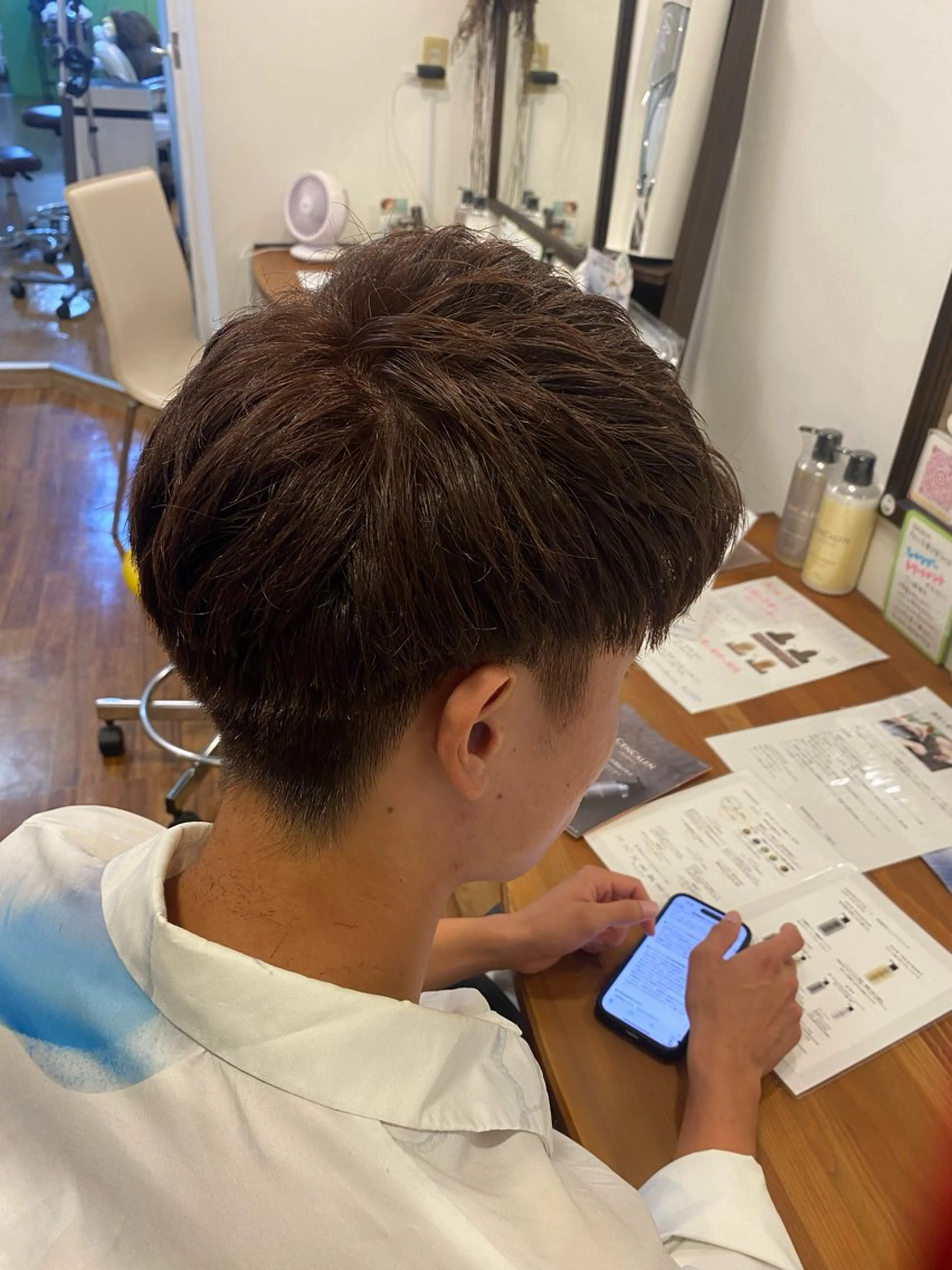 カラー ヘアアレンジ メンズ カット メンズ特化 エシカル　松原大将のヘアスタイル