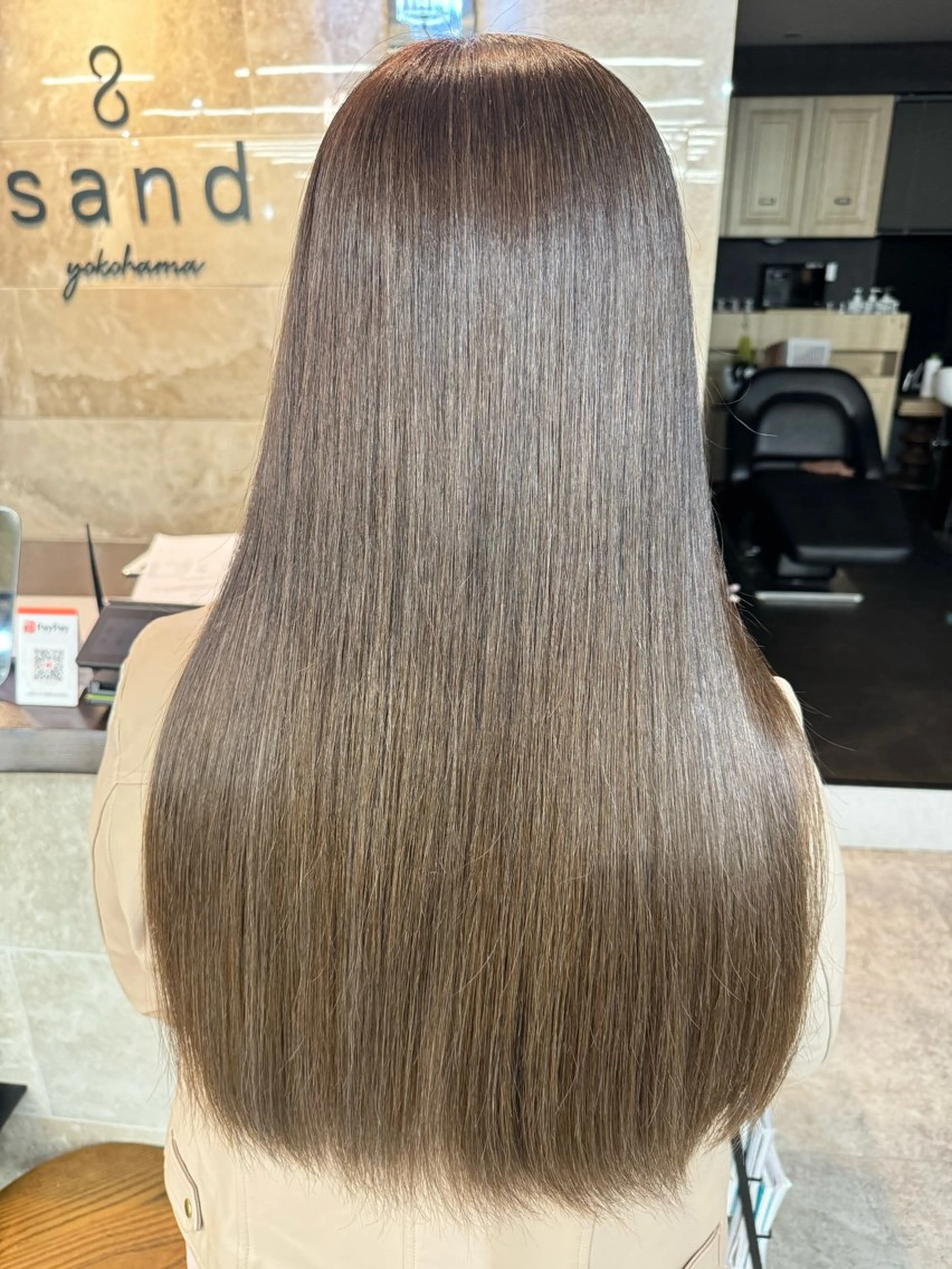 ロング 縮毛矯正 【期間限定無料🎀】 似合わせ特化🤎モカのヘアスタイル