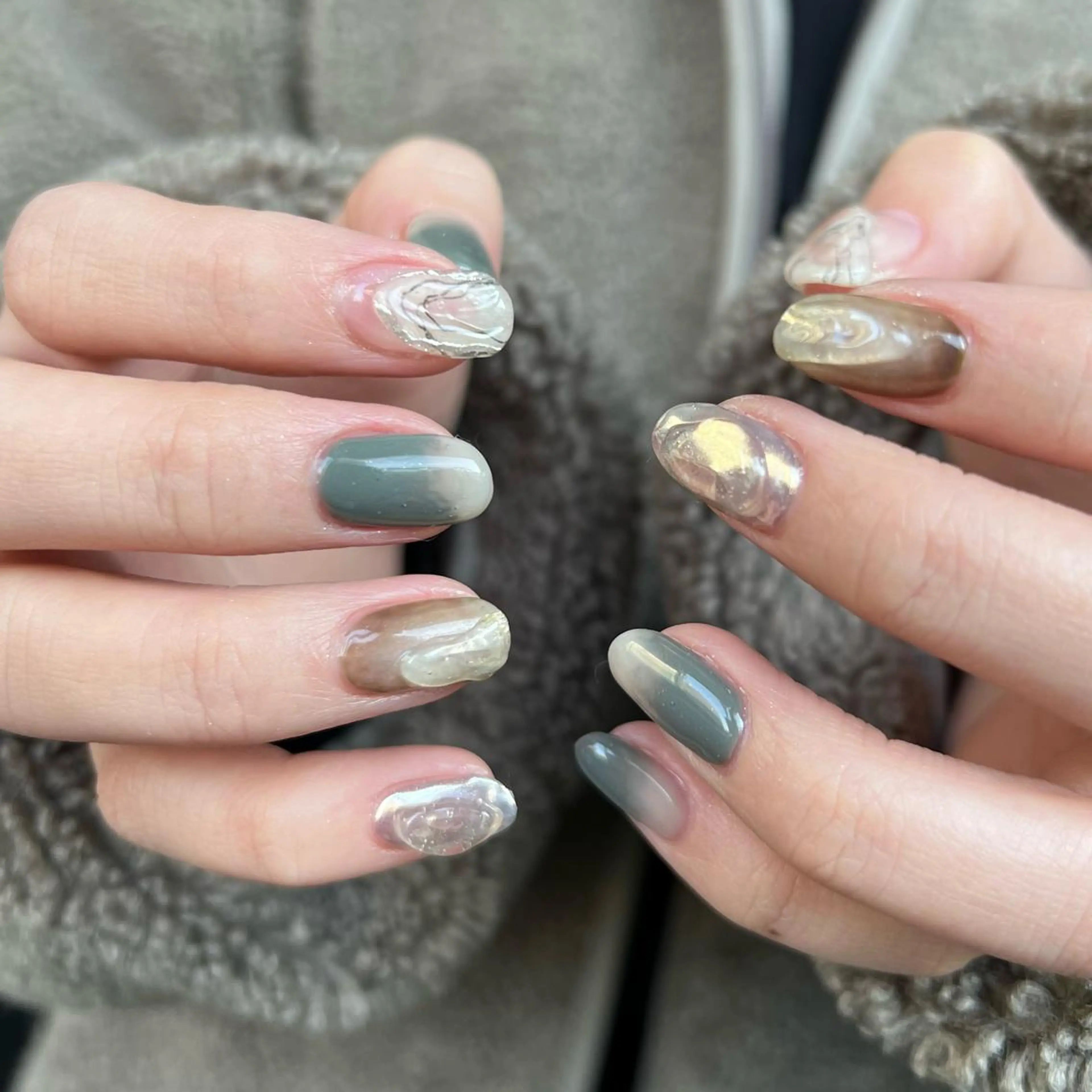 ネイル ハンドネイル nuás nailのネイルデザイン