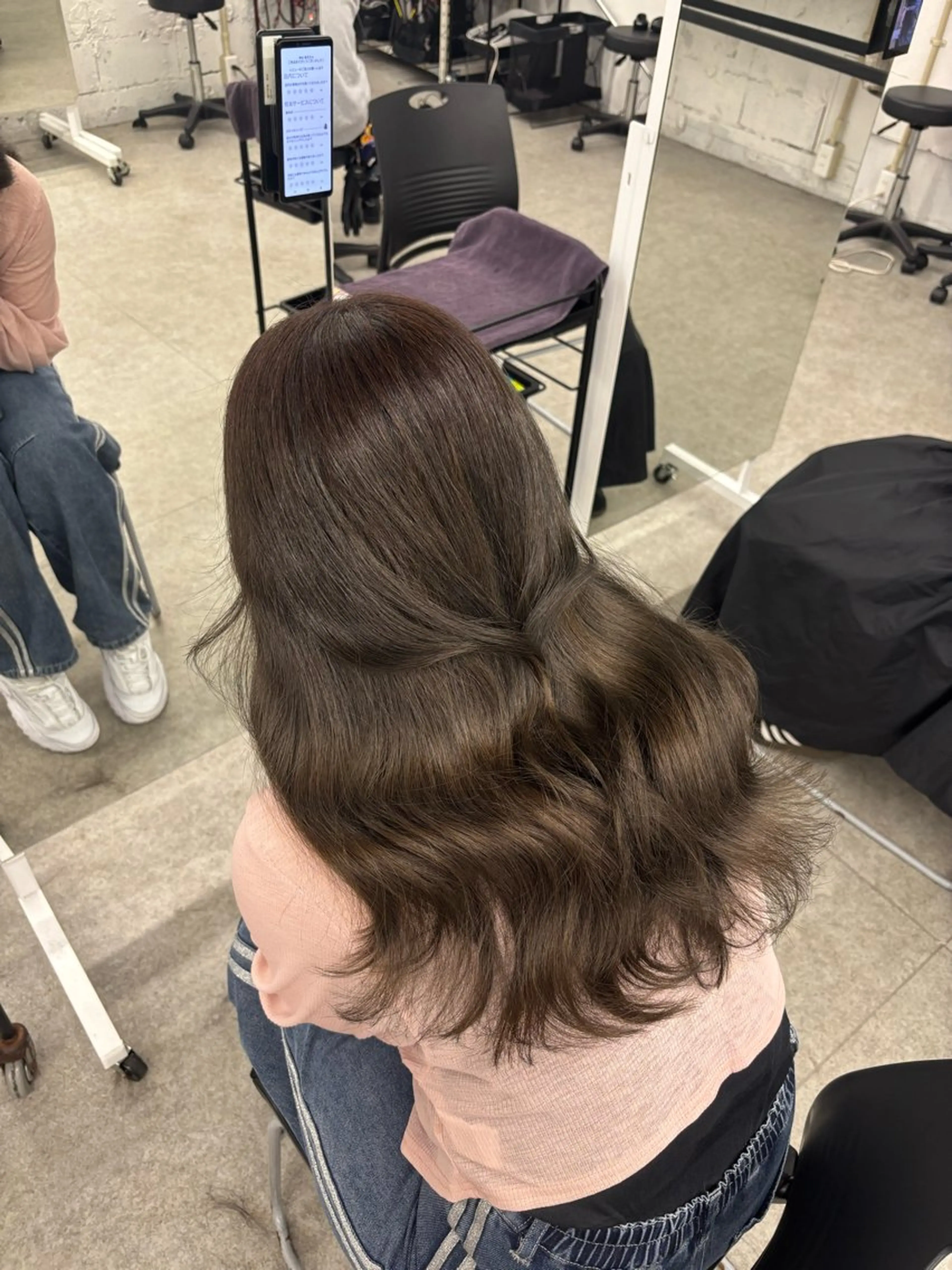 ロング カラー 淡めベージュ🤎ショ ート🤎Kiyokaのヘアスタイル