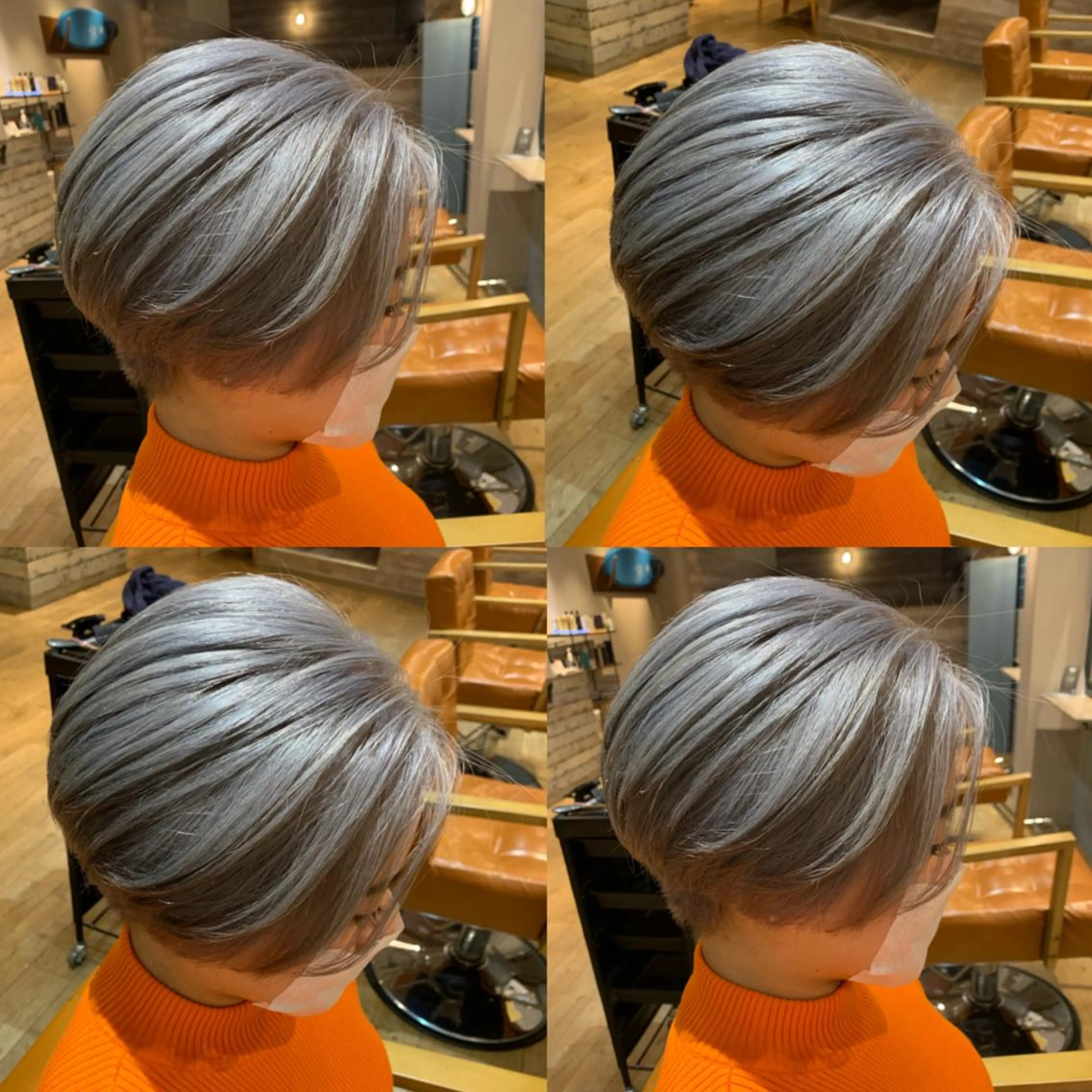 ショート カラー ヘアアレンジ ヘアカラー トリートメント 🦋韓国ヘア 坂本 菜摘🦋のヘアスタイル