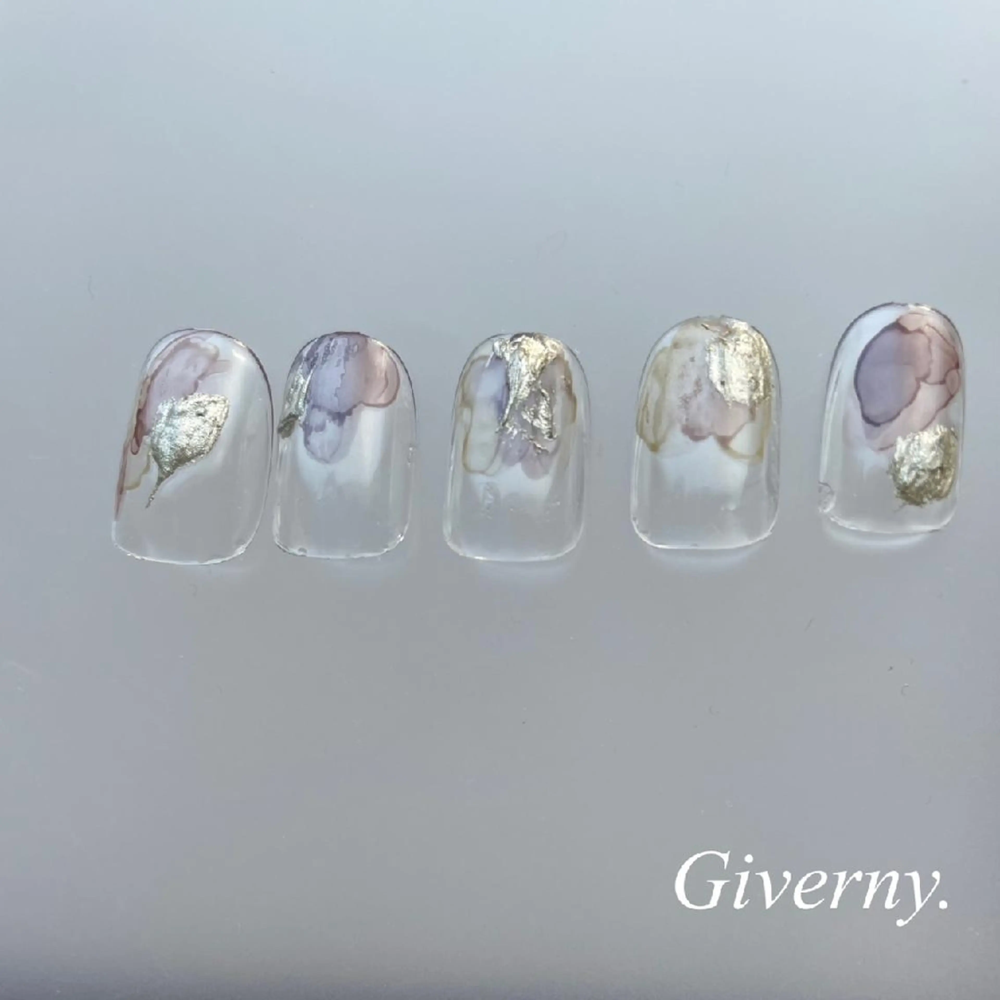 ネイル アートネイル ワンカラーネイル ハンドネイル Giverny .のネイルデザイン