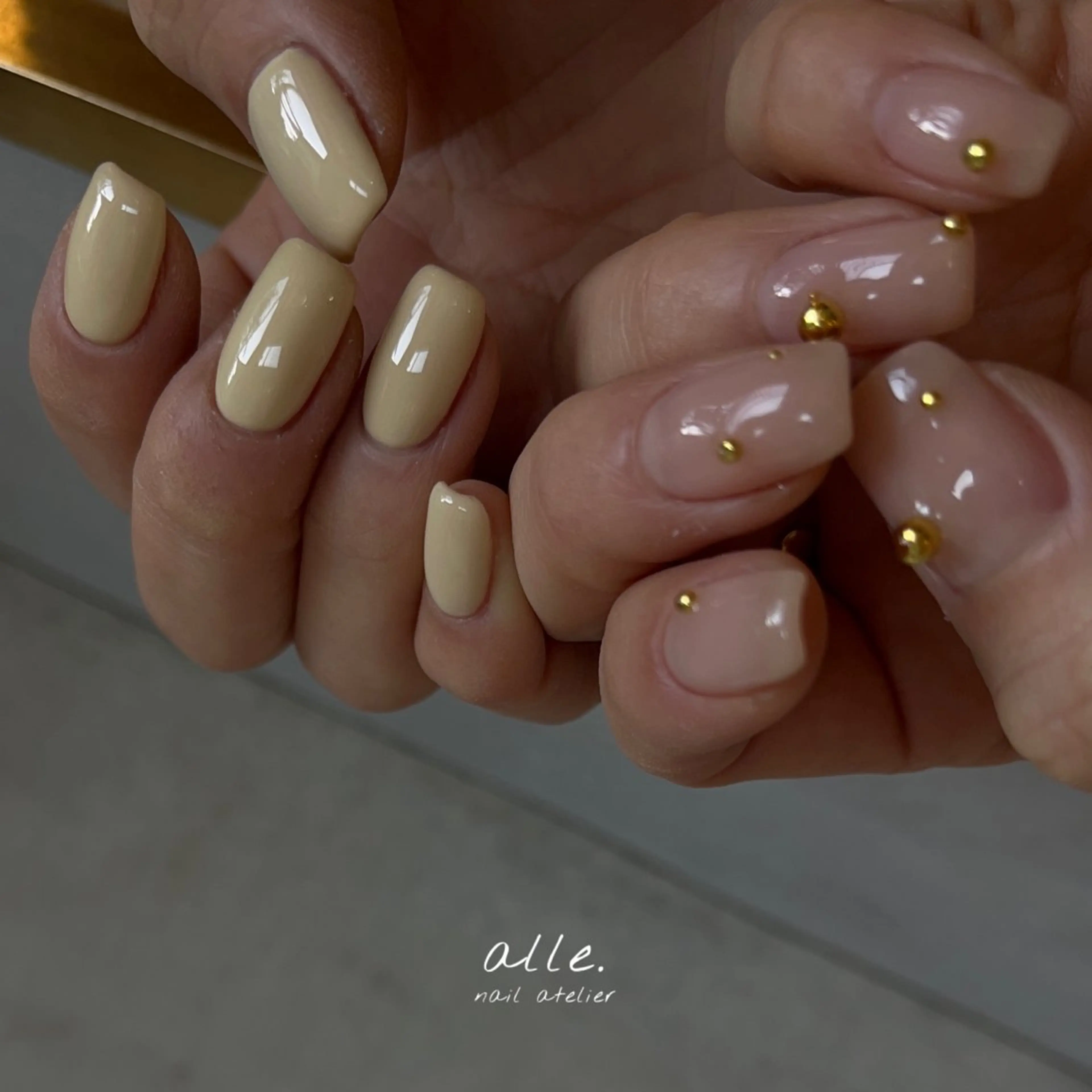 ネイル ハンドネイル atelier alle.のネイルデザイン