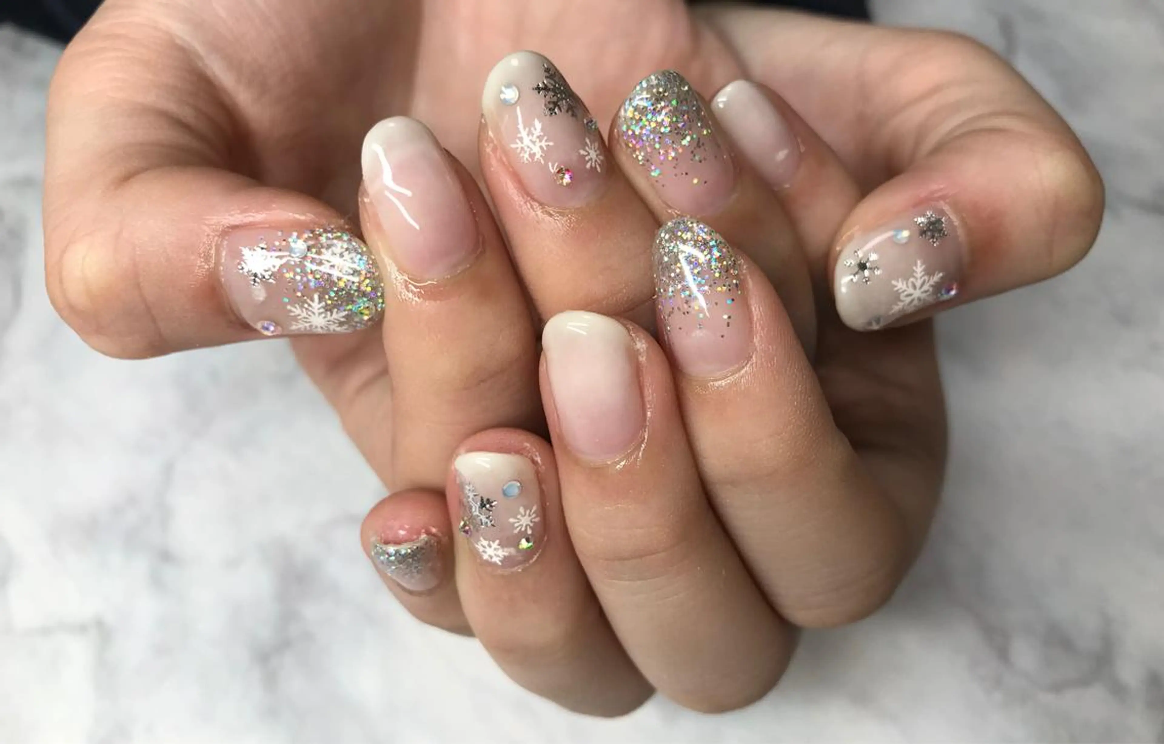 ネイル ハンドネイル Mana‪ ‪·͜· ❤︎‬のネイルデザイン