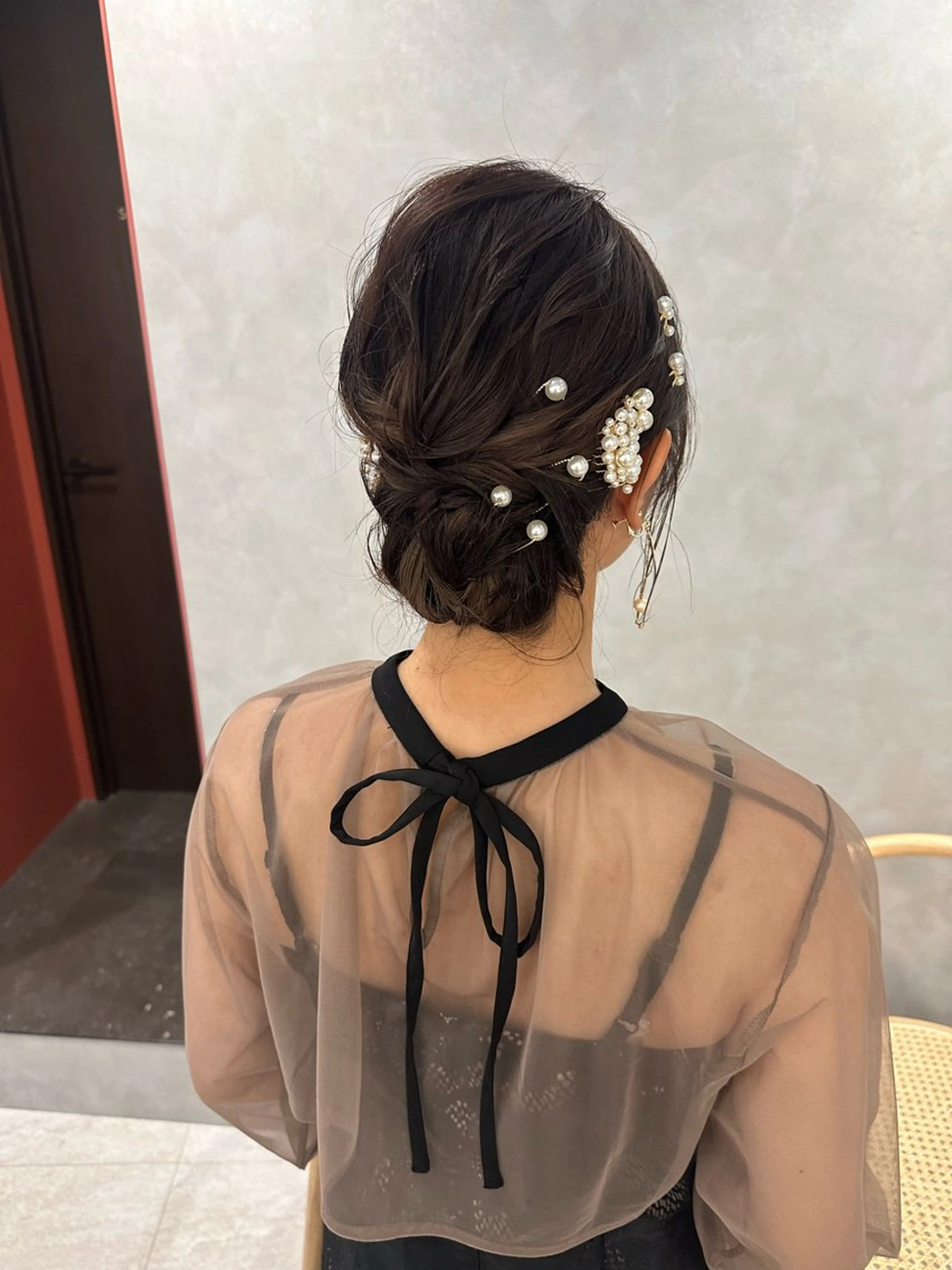 ヘアアレンジ ubu share salon所属・鈴村緋女／ヘアセット ／耳ツボジュエリーのその他イメージ