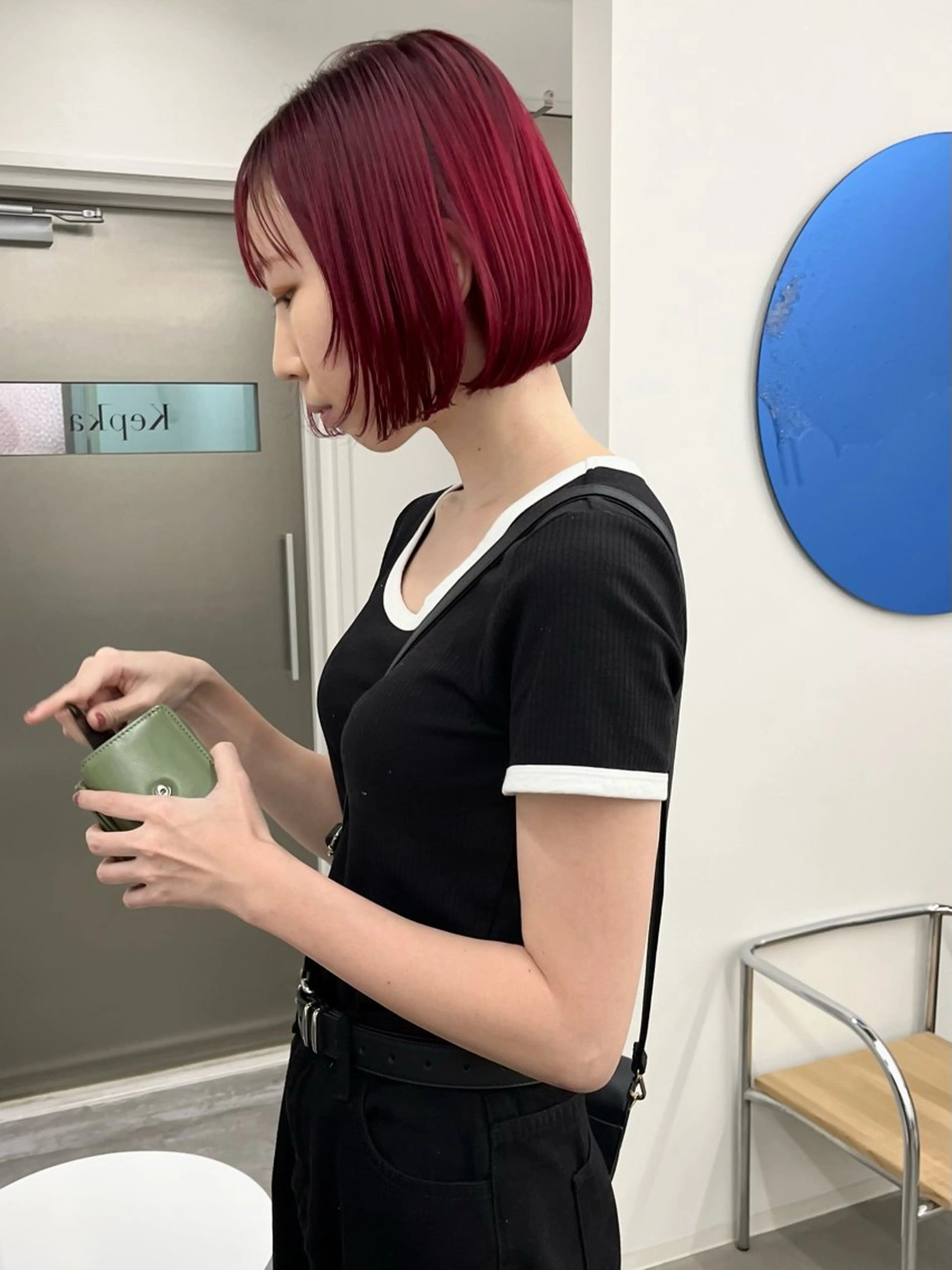 ショート カラー カット ヘアカラー KEPKA ヤマグチ 天神 今泉のヘアスタイル