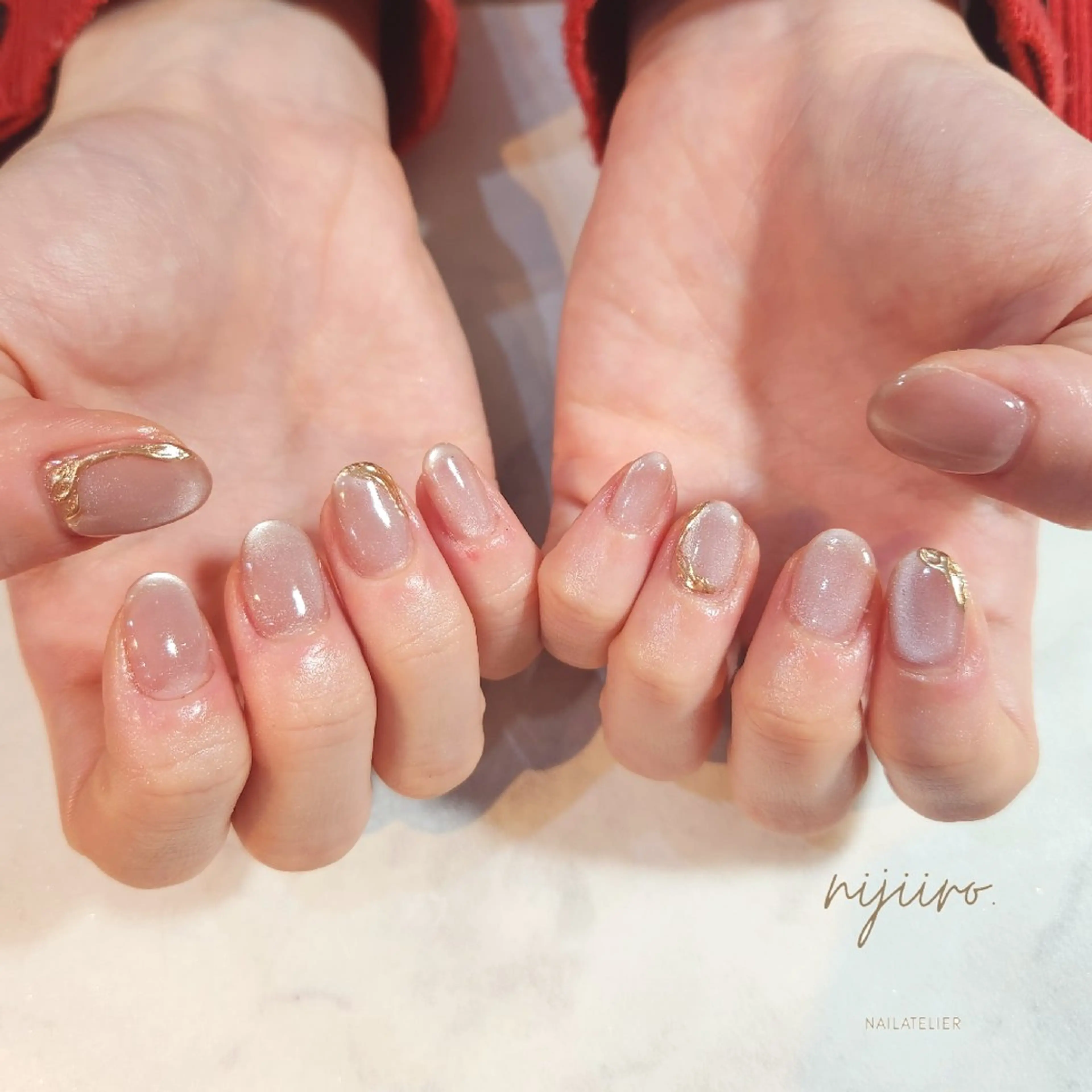ネイル ハンドネイル nailatelier nijiiro.所属・nijiiro🌈 サトウのネイルデザイン