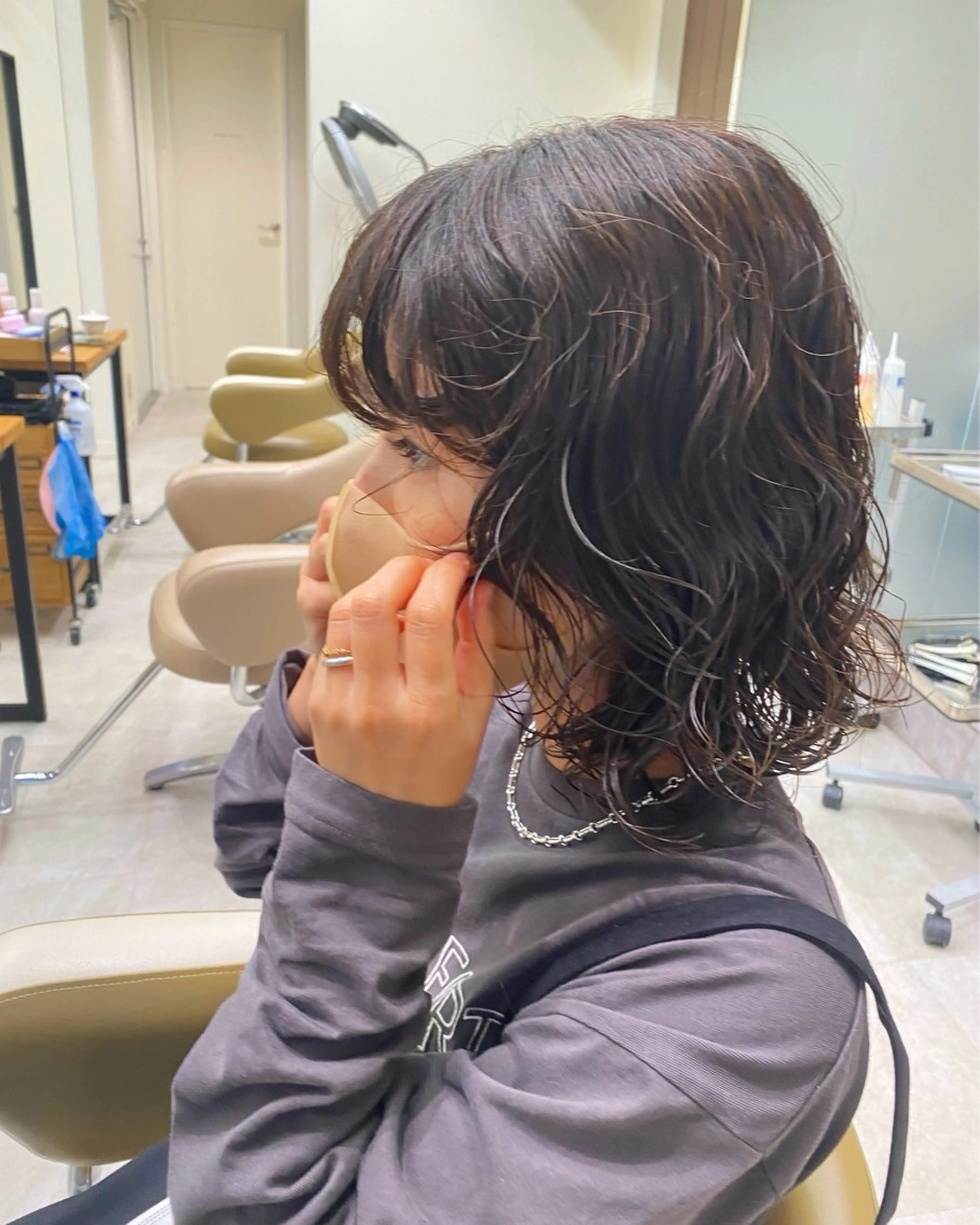 パーマ アレンジ/ボブパーマ Onのヘアスタイル