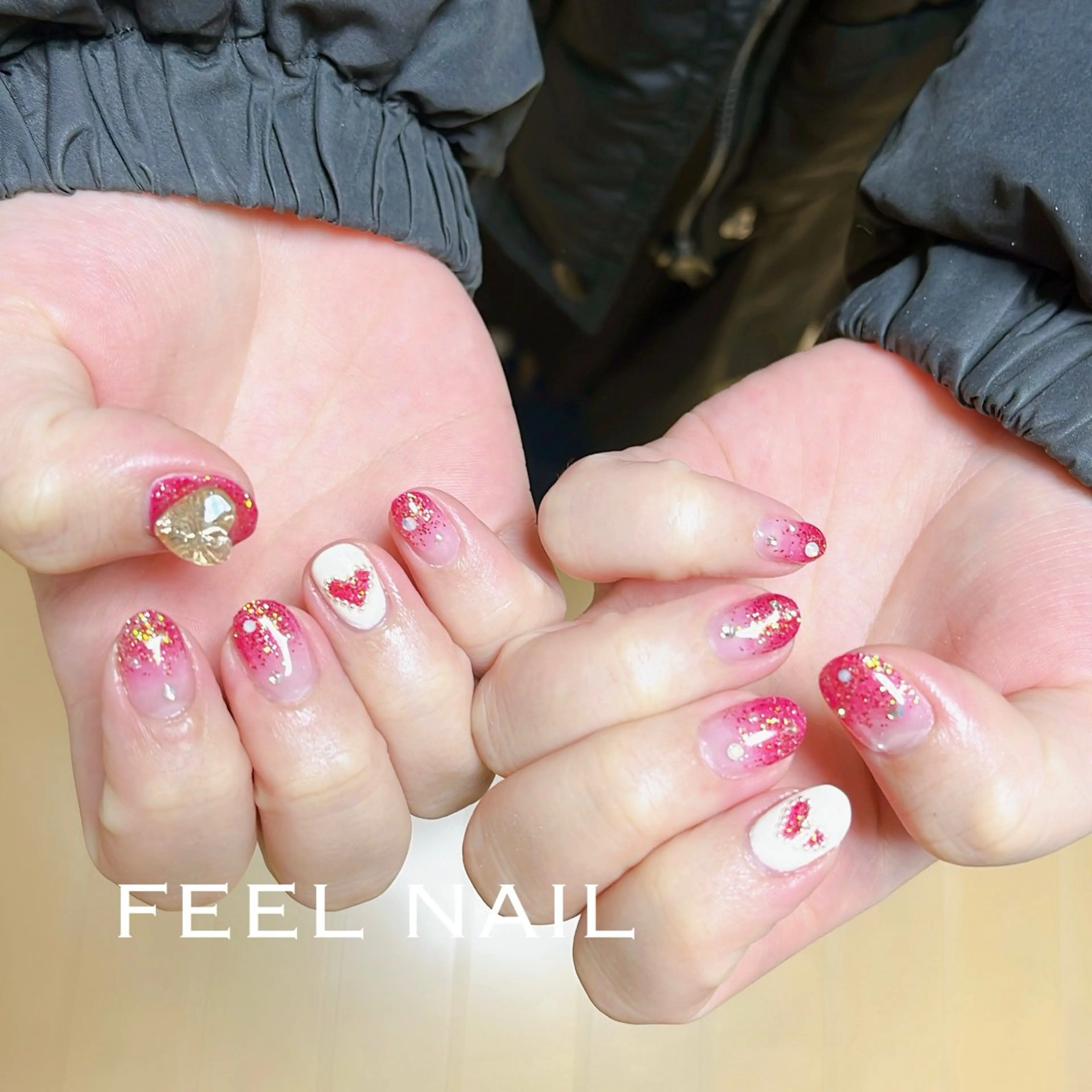 ネイル アートネイル 持ち込み 秋好 悠のネイルデザイン