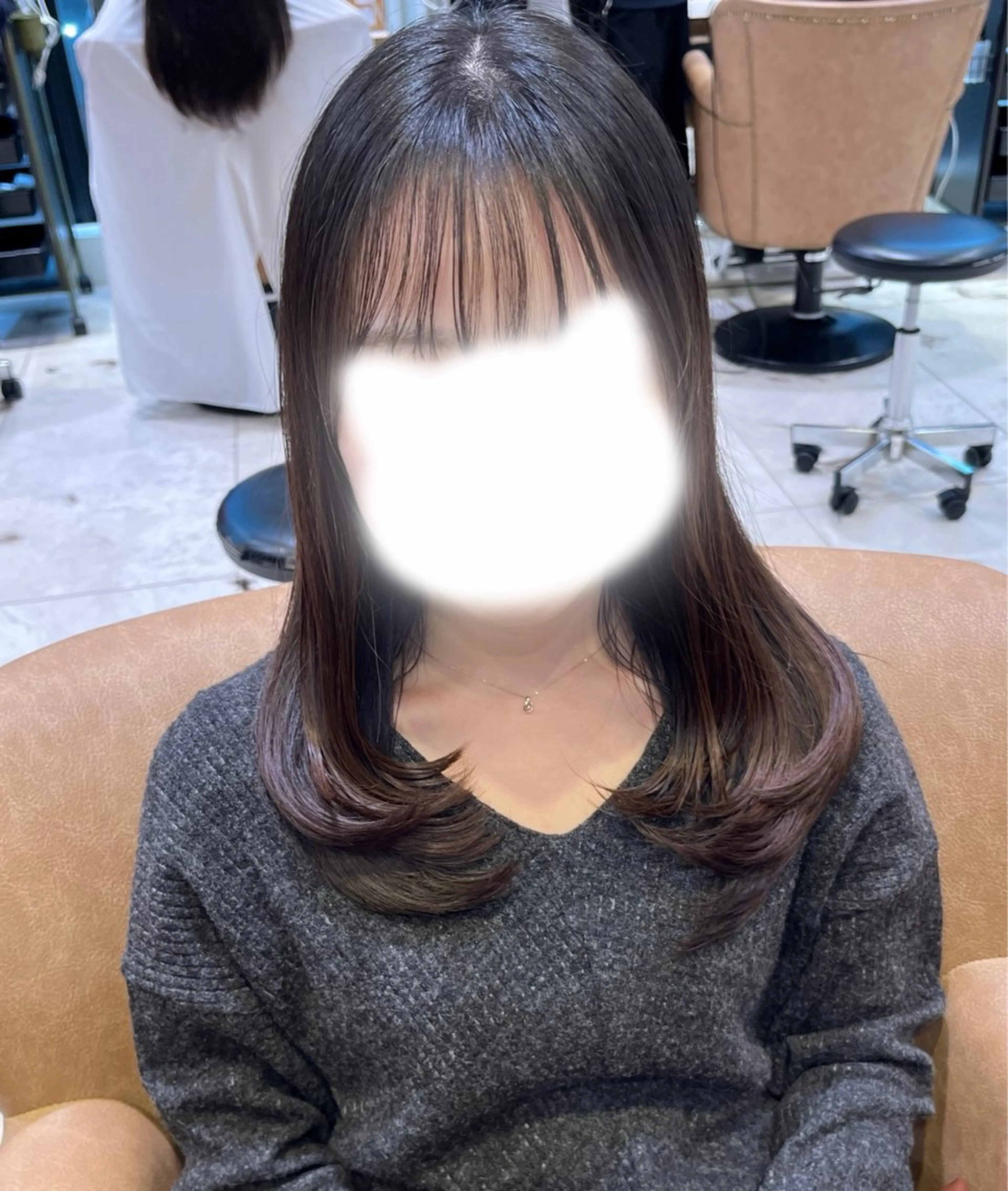 ミディアム レイヤーカット ローレイヤー 🍯レイヤー/ボブ 🍯あらいみゆのヘアスタイル