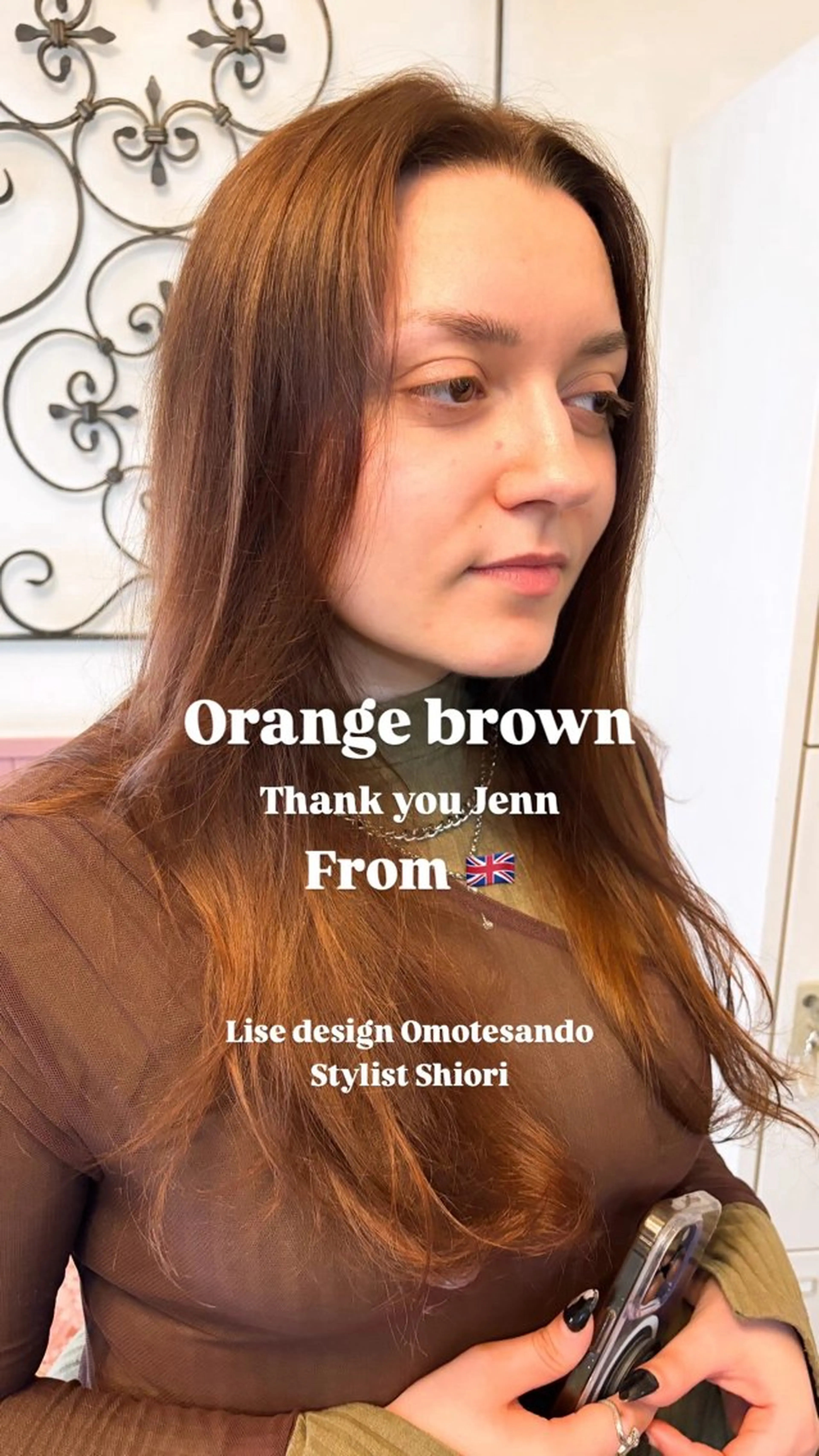 セミロング カラー パーマ ヘアアレンジ メンズ ヘアカラー トリートメント ヘアセット 表参道Lise おおいしおりのヘアスタイル