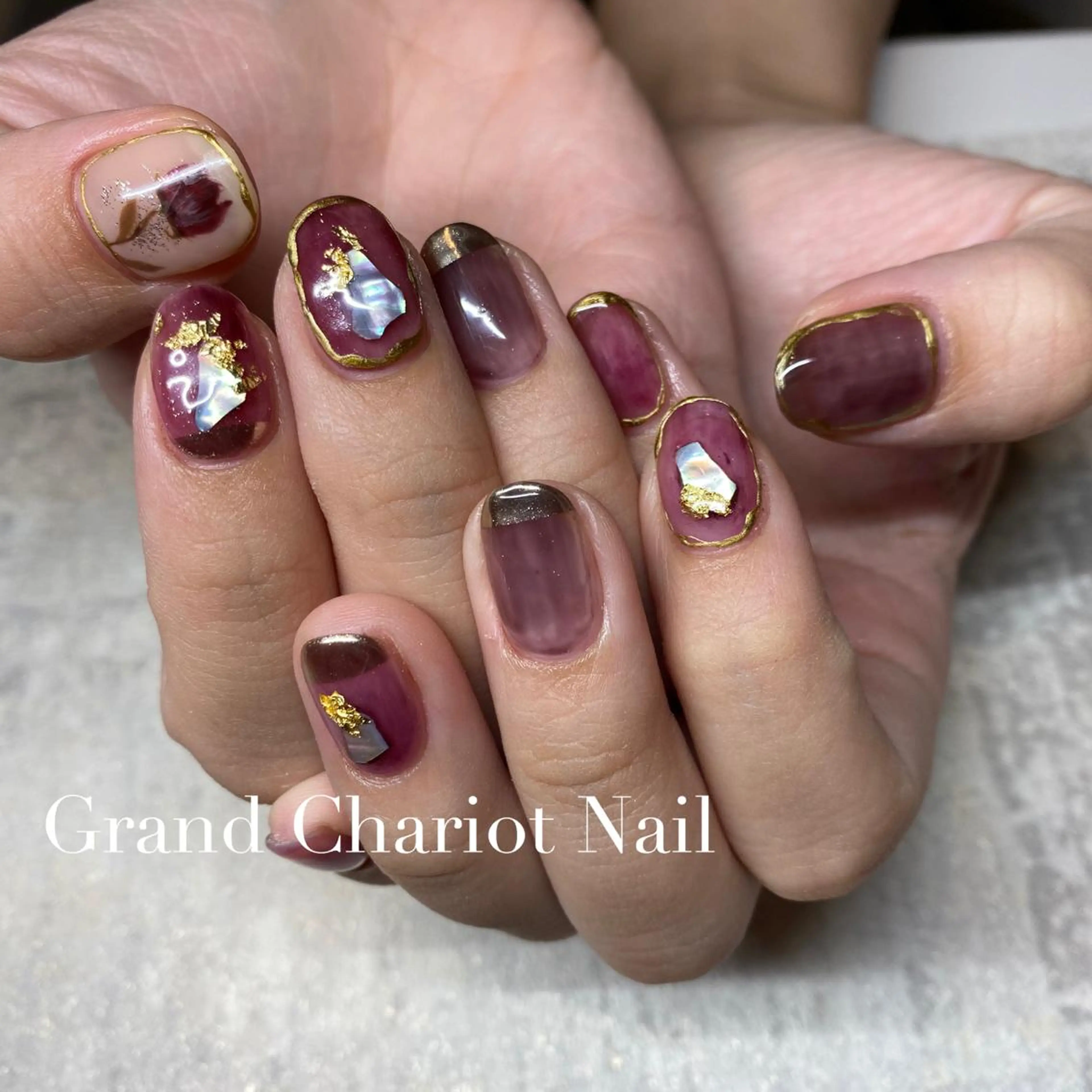 ネイル ハンドネイル NORA nail UMEDAのネイルデザイン