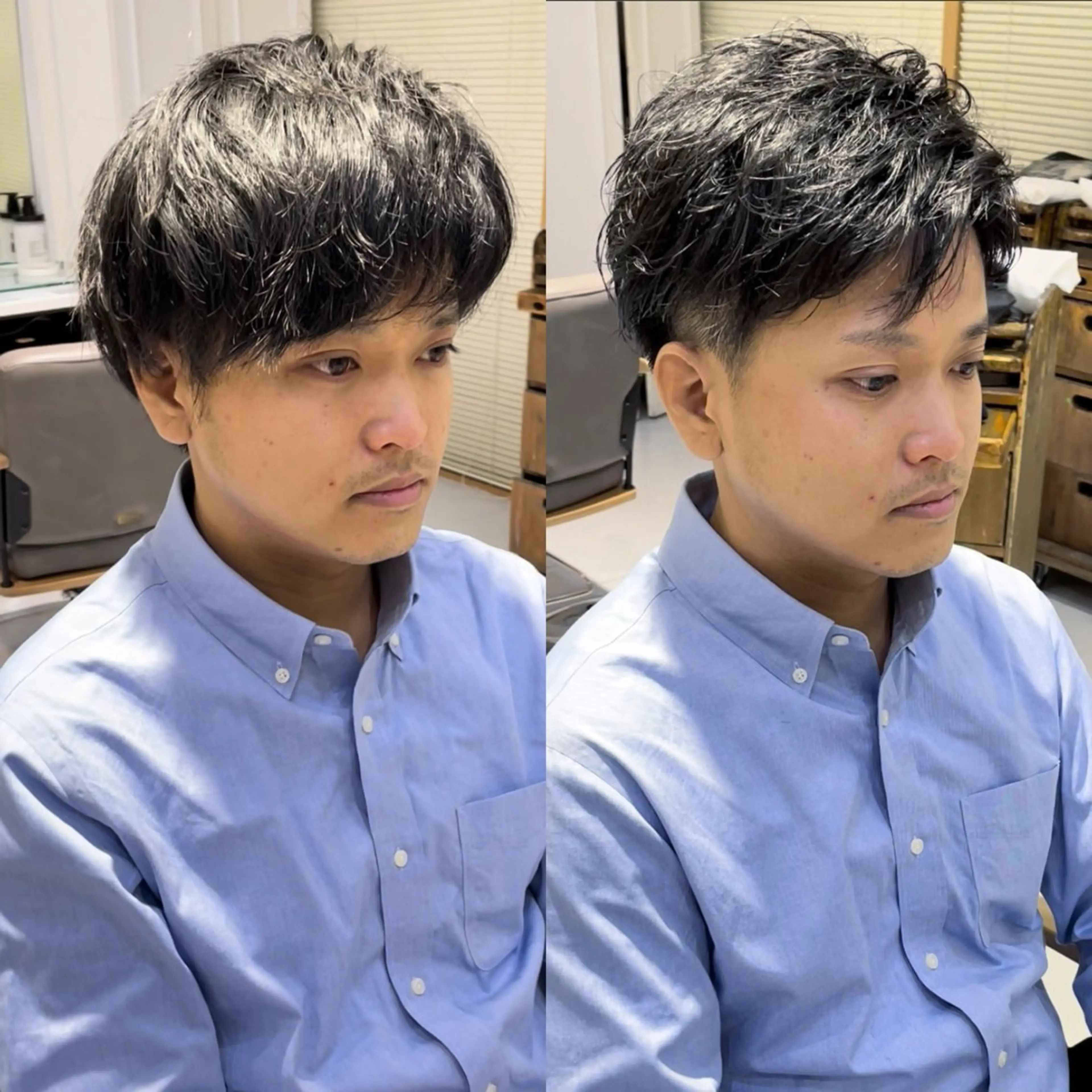 パーマ メンズ カット パーマ mensパーマ. .takaのヘアスタイル