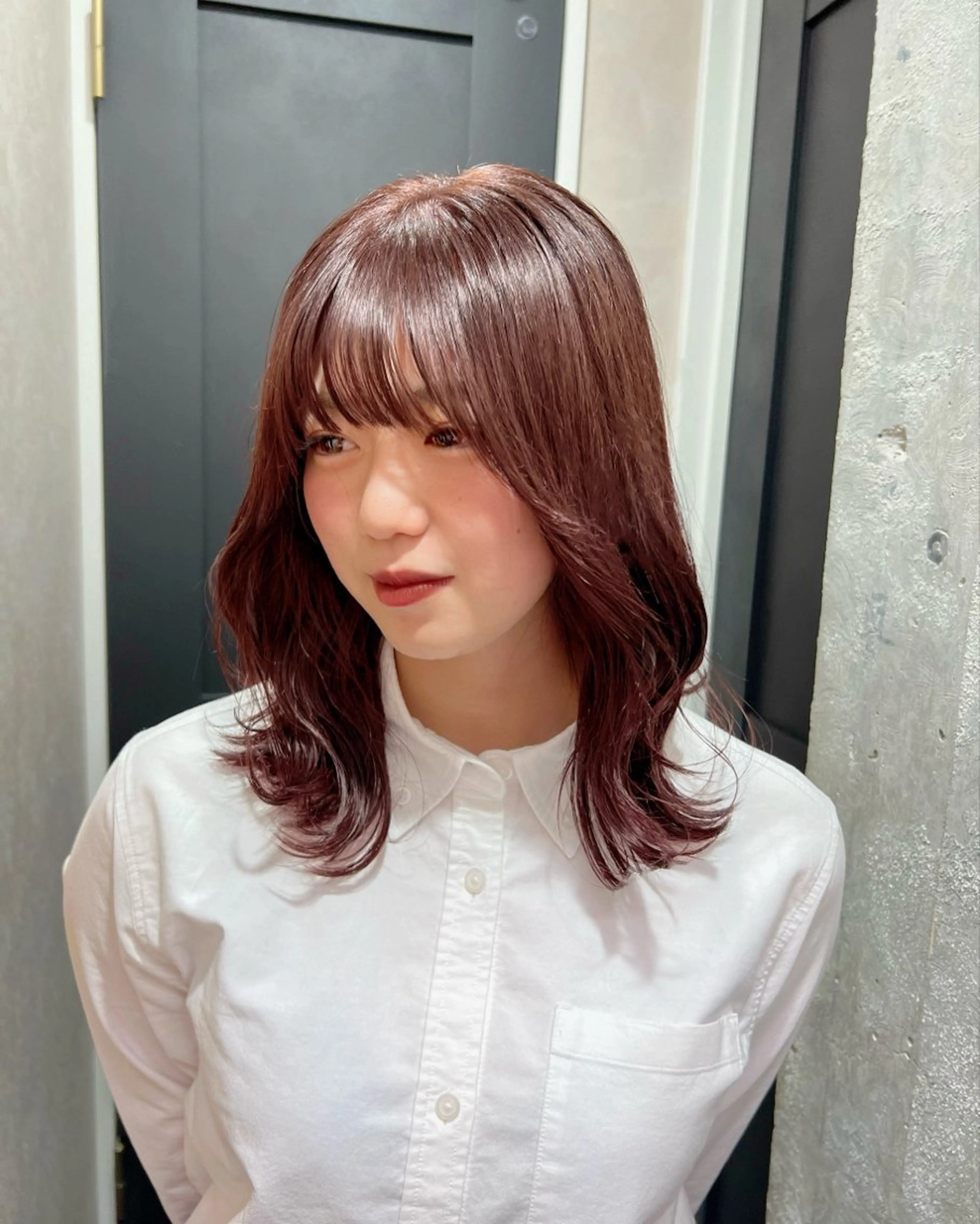 カラー 🩰ボブ/暖色カラー 田實 紗和 🥑🫧のヘアスタイル