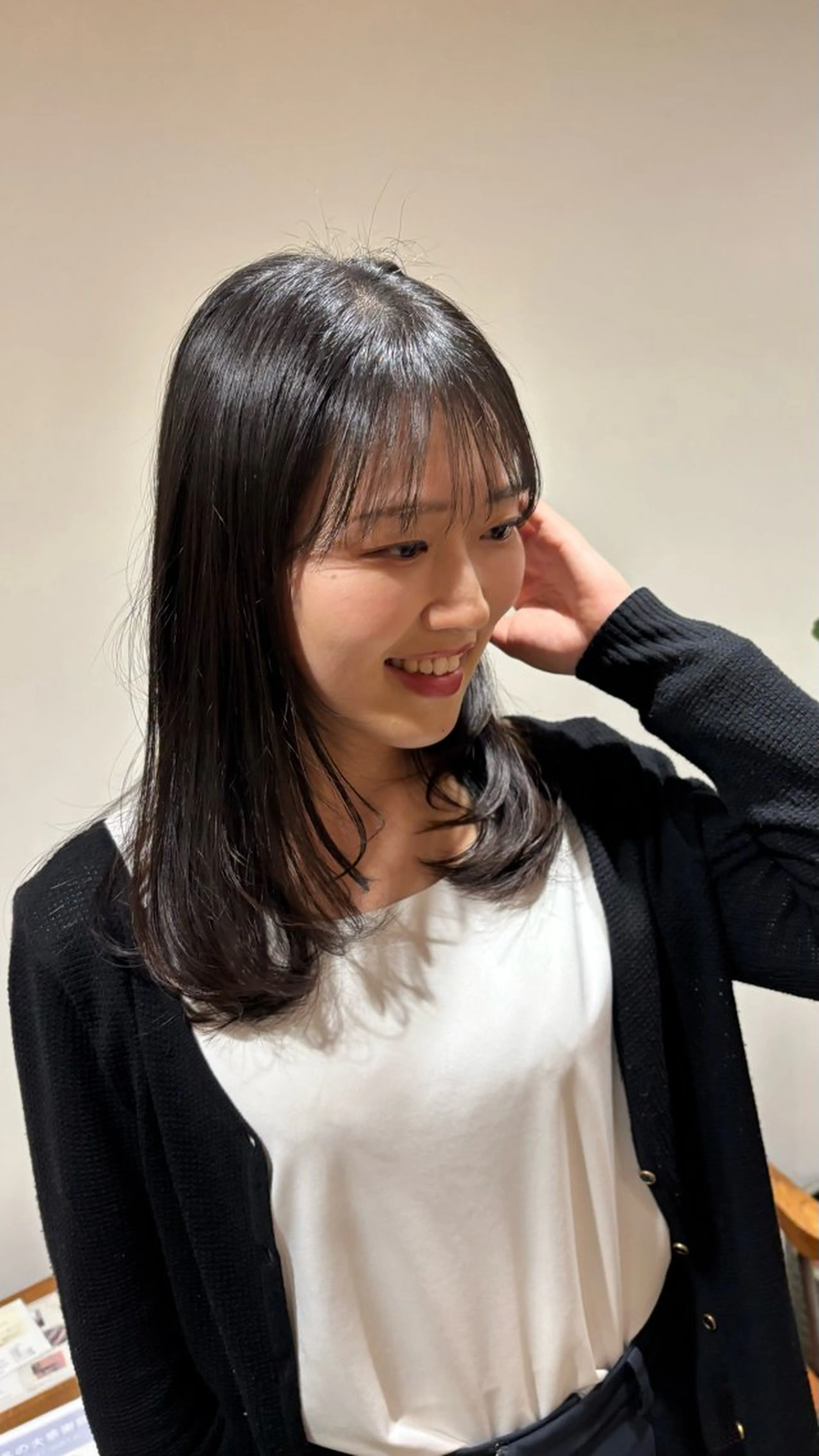 ミディアム レイヤーカット カット 梅田美容室/カット /Maoのヘアスタイル