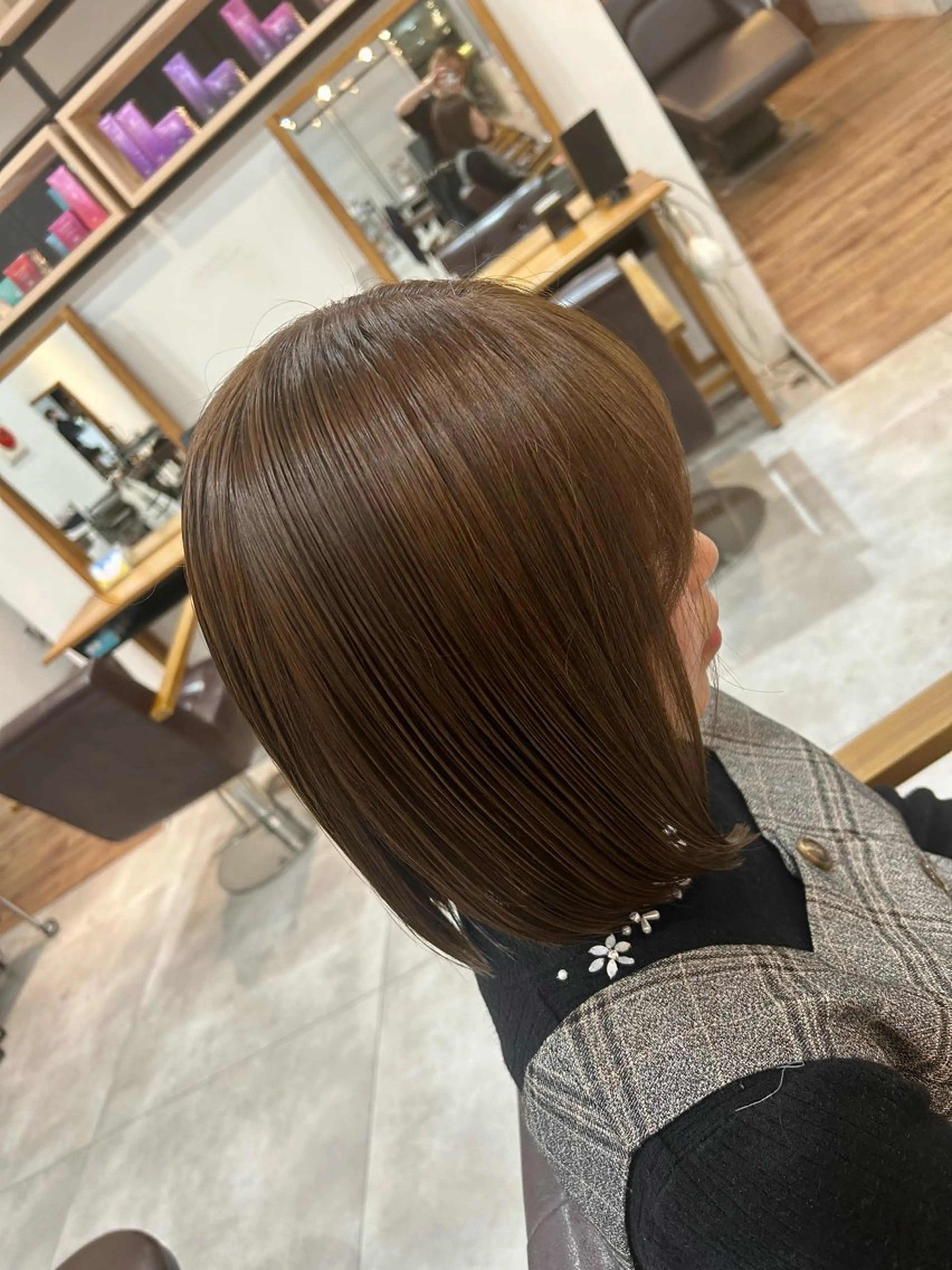 【オーガニックカラー💚】カット✂️+ワンカラー🌈の写真